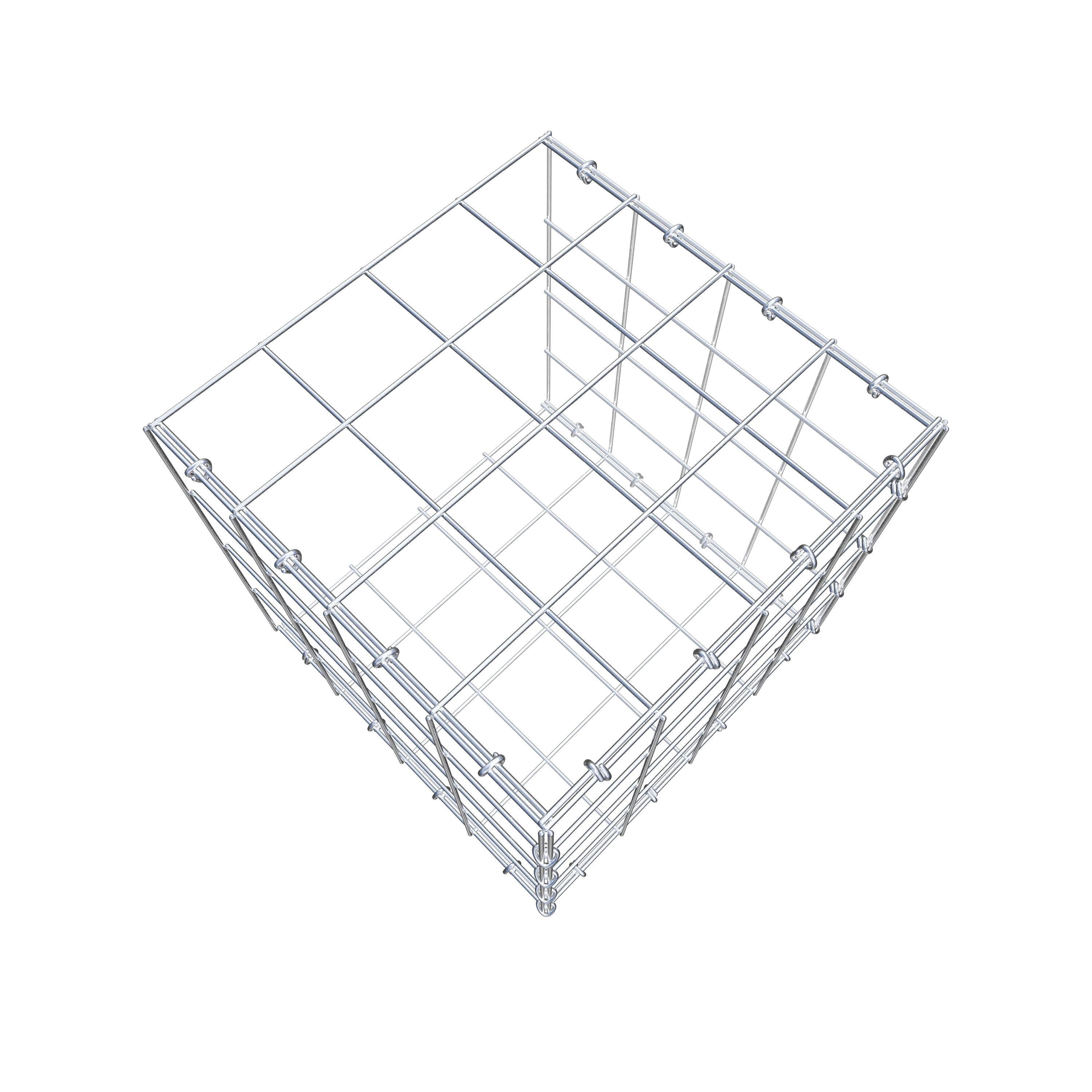 Pila adicional tipo 2 40 cm x 40 cm x 40 cm (L x A x P), malla 10 cm x 10 cm, anillo en C