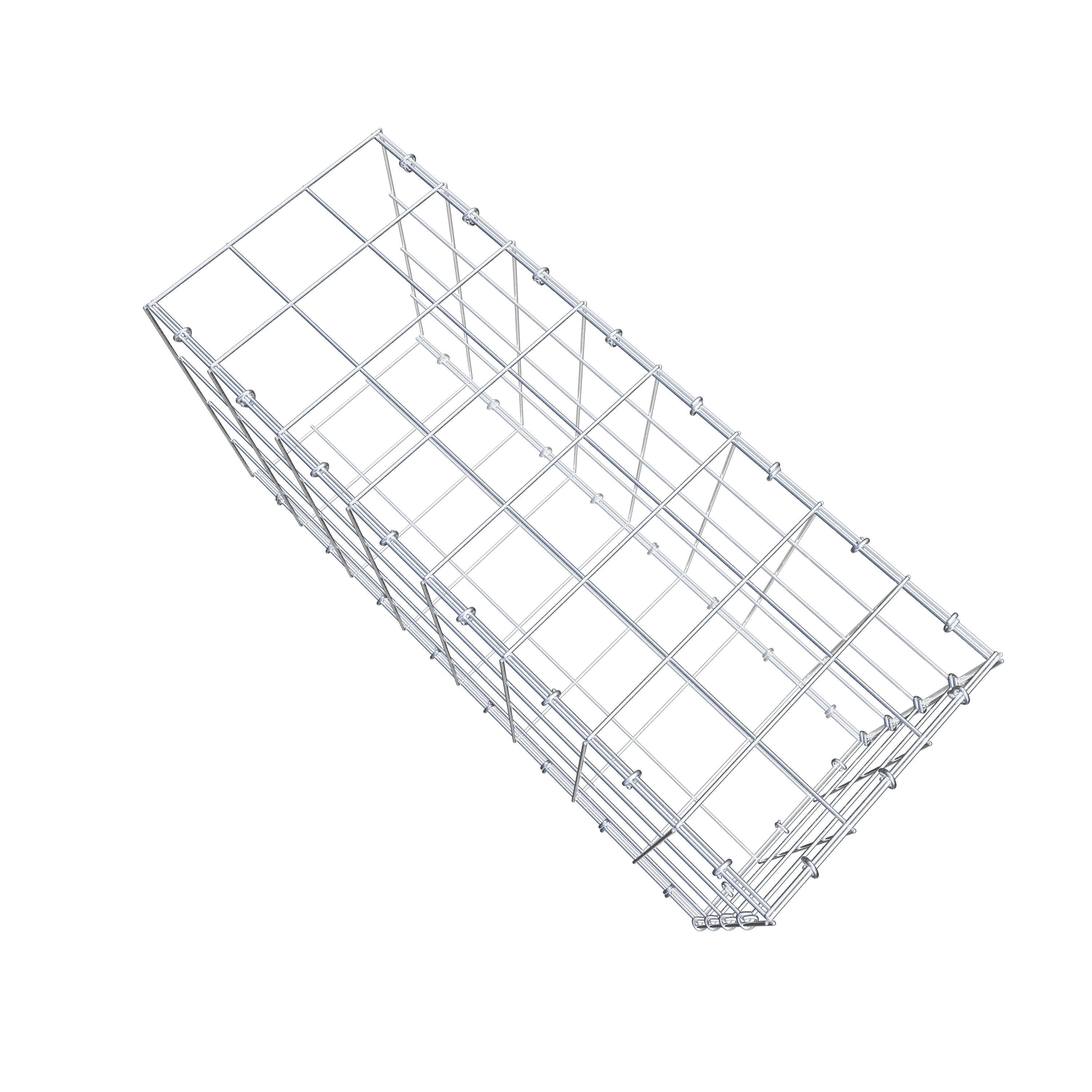 Pila adicional tipo 2 80 cm x 40 cm x 30 cm (L x A x P), malla 10 cm x 10 cm, anillo en C