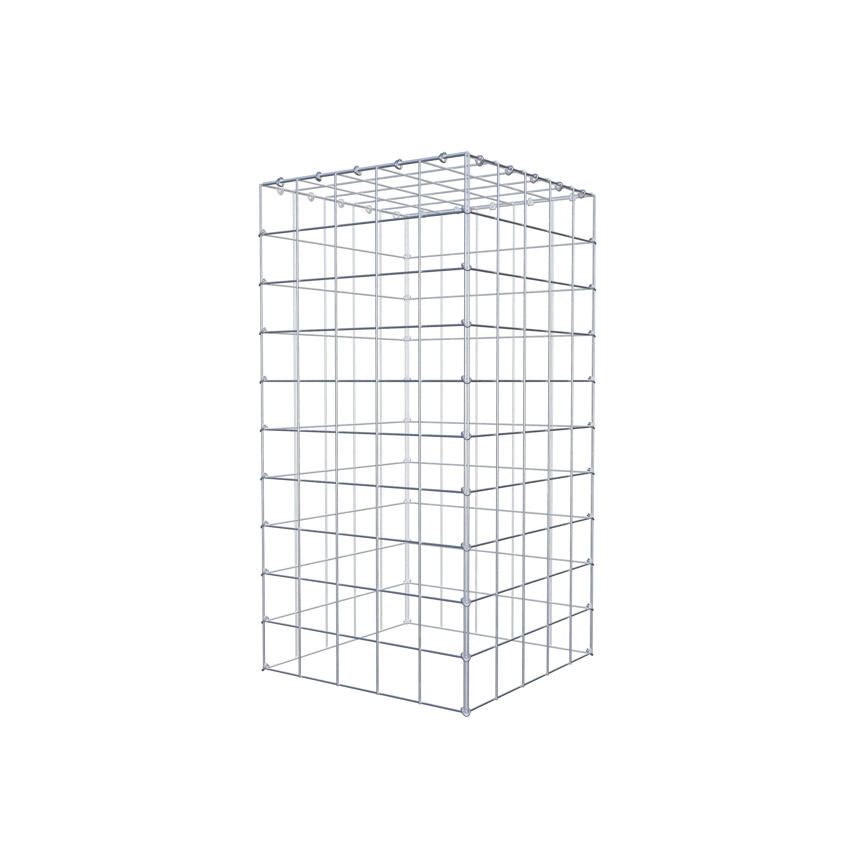 Anbaugabione Typ 3 100 cm x 50 cm x 50 cm (L x H x T), Maschenweite 10 cm x 10 cm, C-Ring