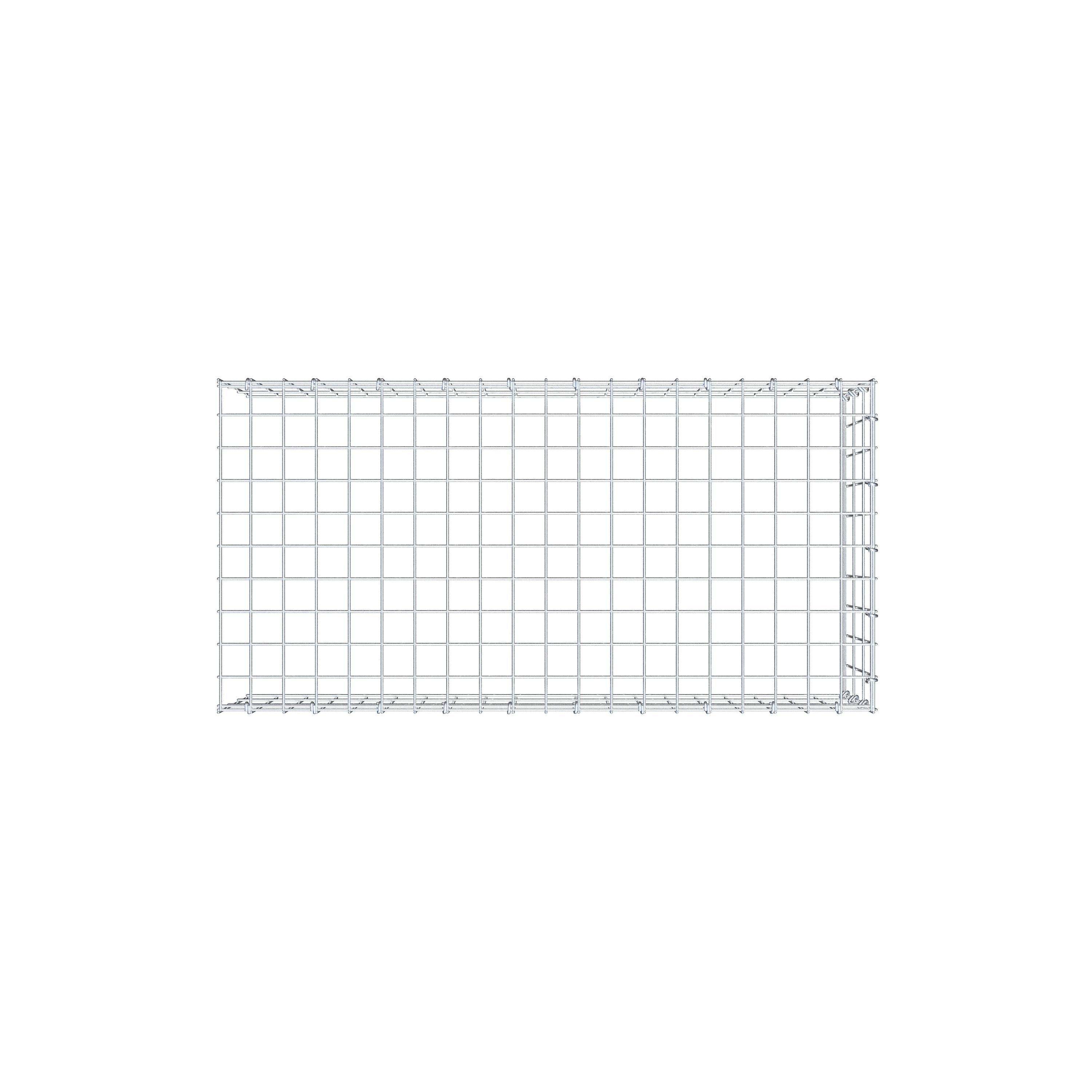 Pile aggiuntivo tipo 4 100 cm x 30 cm x 50 cm (L x H x P), maglia 5 cm x 10 cm, anello a C