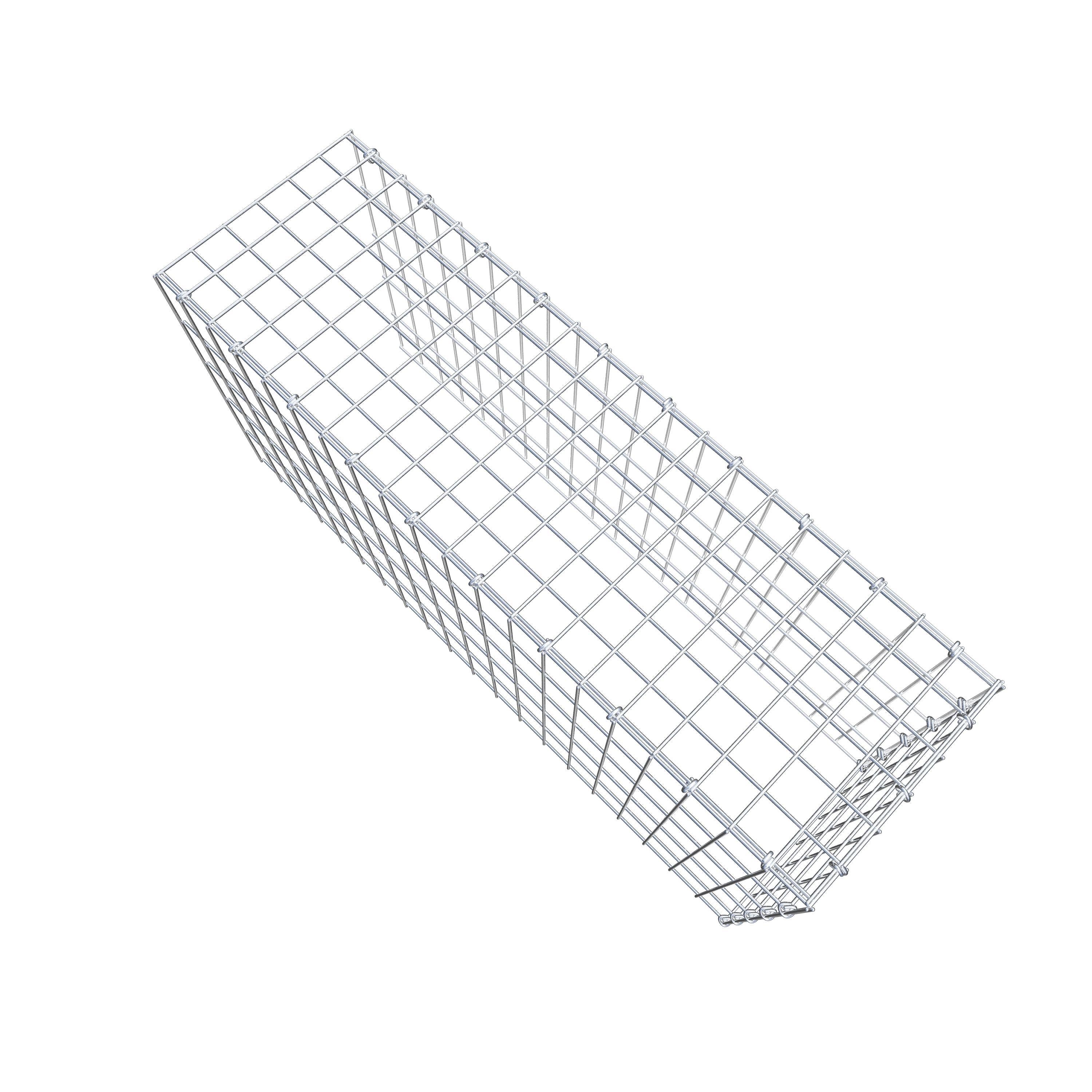 Gabião Tipo 4 100 cm x 50 cm x 30 cm (C x A x P), malhagem 5 cm x 10 cm, anel C