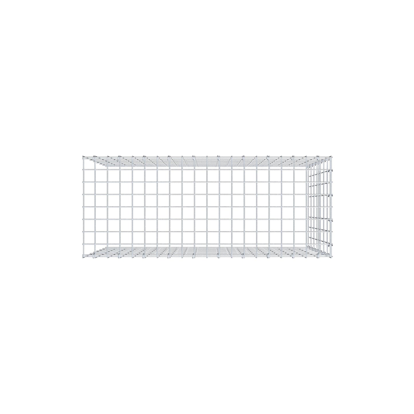 Pile aggiuntivo tipo 4 100 cm x 70 cm x 40 cm (L x H x P), maglia 5 cm x 10 cm, anello a C