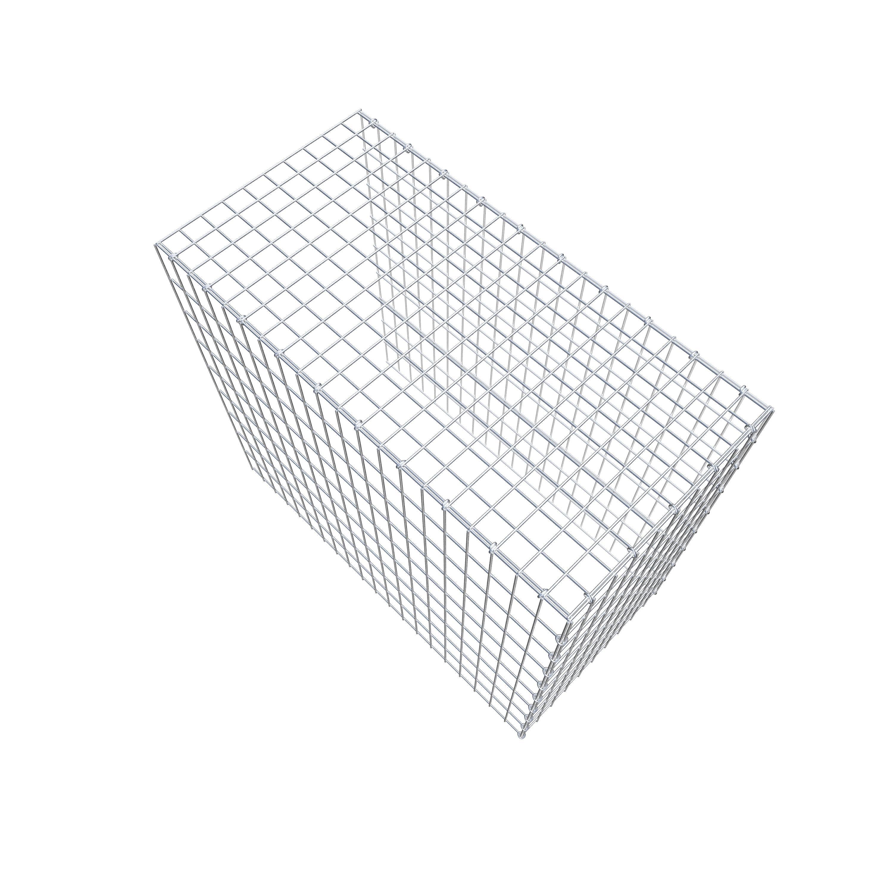 Gabião Tipo 4 100 cm x 90 cm x 50 cm (C x A x P), malhagem 5 cm x 10 cm, anel C