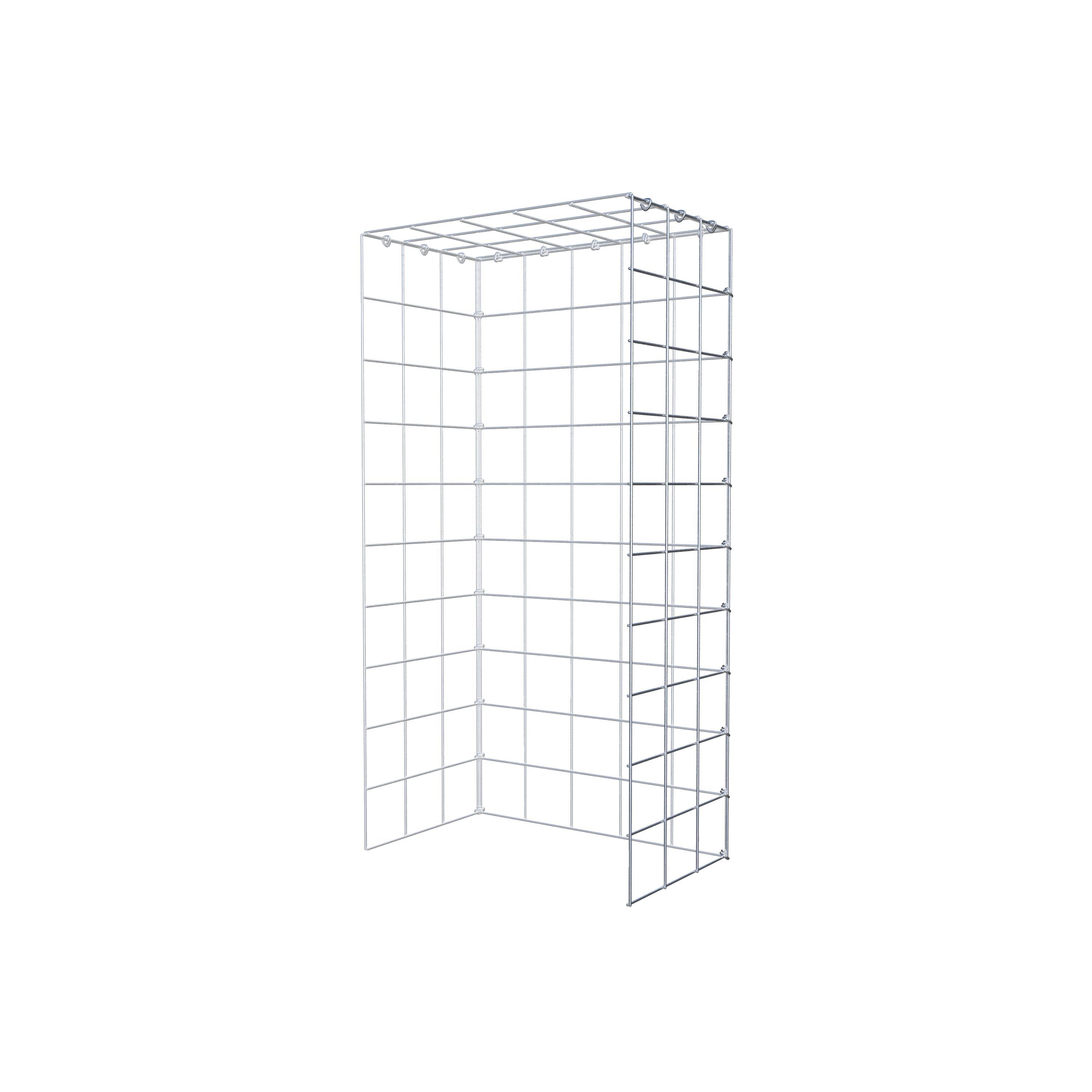 Gabião Tipo 4 100 cm x 30 cm x 50 cm (C x A x P), malhagem 10 cm x 10 cm, anel C