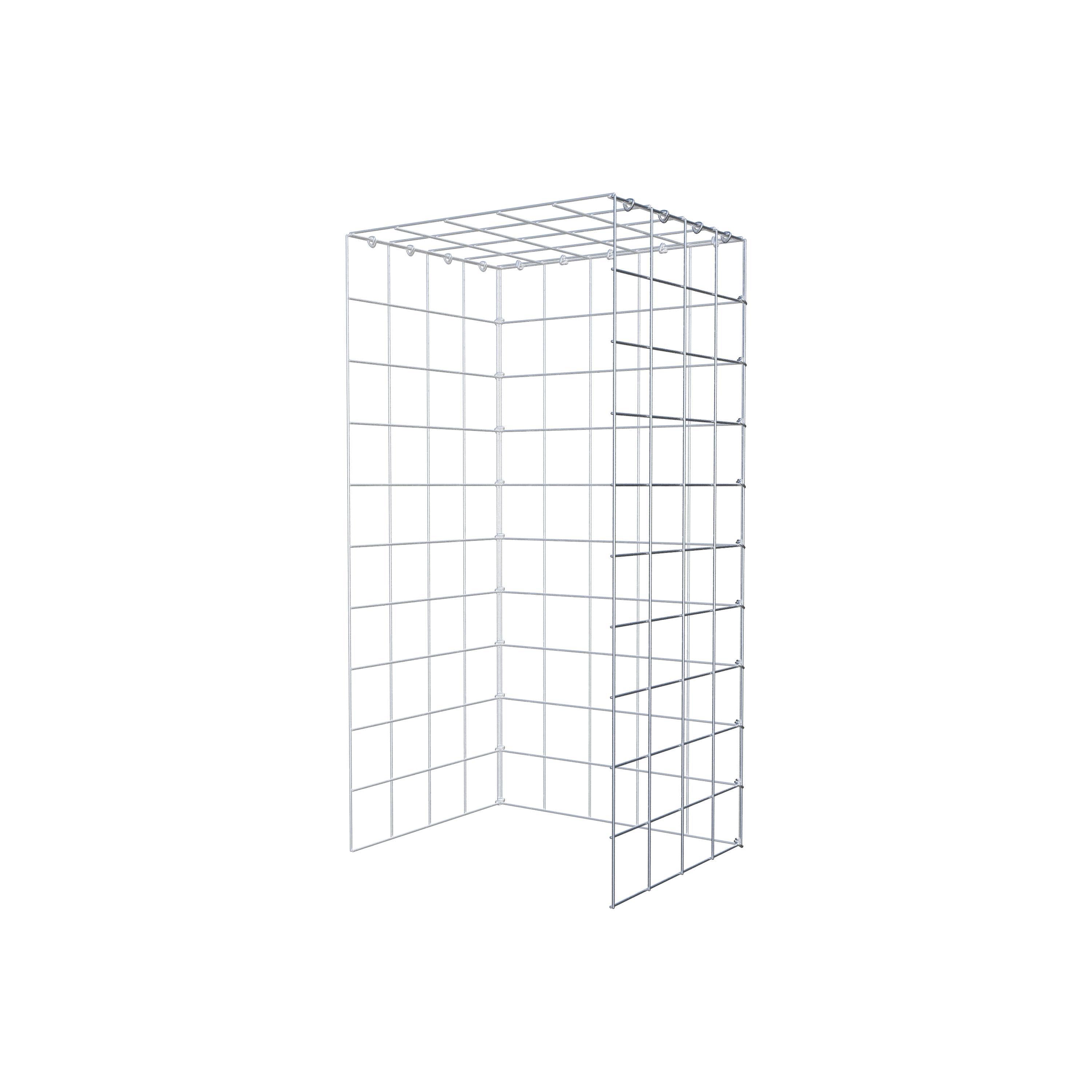 Gabião tipo 4 100 cm x 40 cm x 50 cm (C x A x P), malhagem 10 cm x 10 cm, anel C