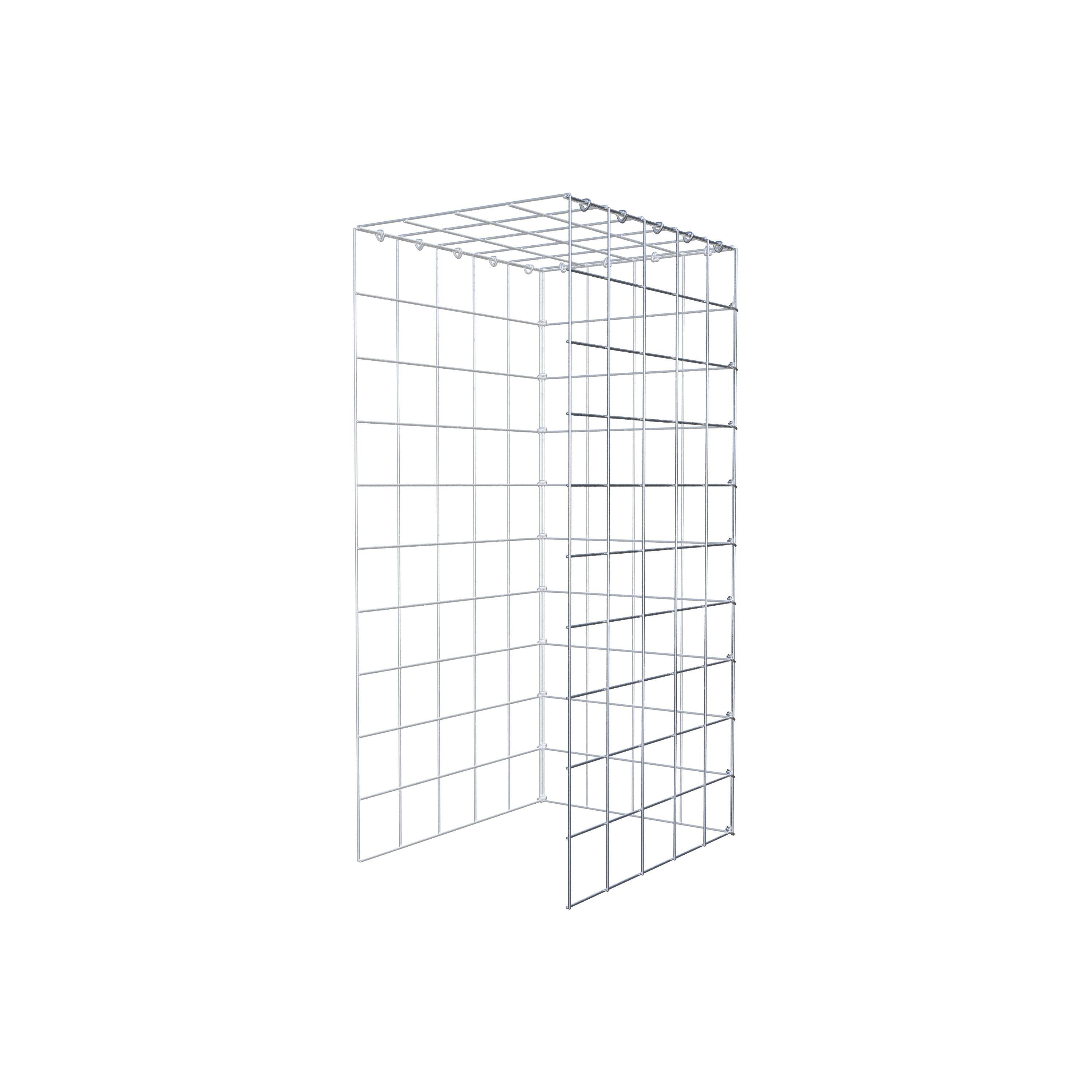 Gabião Tipo 4 100 cm x 50 cm x 40 cm (C x A x P), malhagem 10 cm x 10 cm, anel C