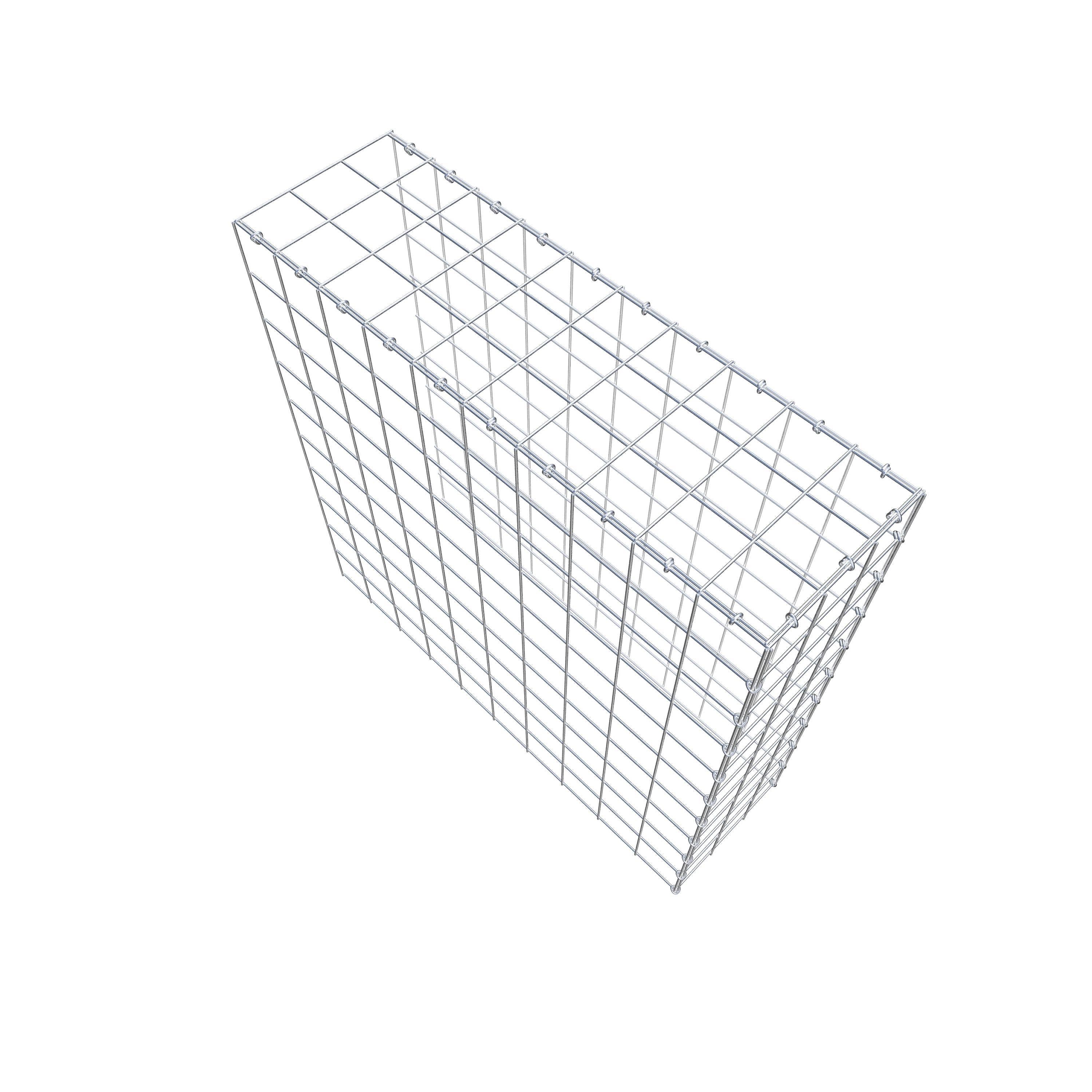 Fourche rapportée type 4 100 cm x 100 cm x 30 cm (L x H x P), mailles 10 cm x 10 cm, anneau C