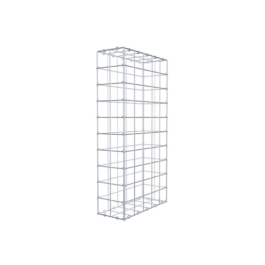 Gabion 100 cm x 50 cm x 20 cm (L x H x D), maskstorlek 10 cm x 10 cm, C-ring