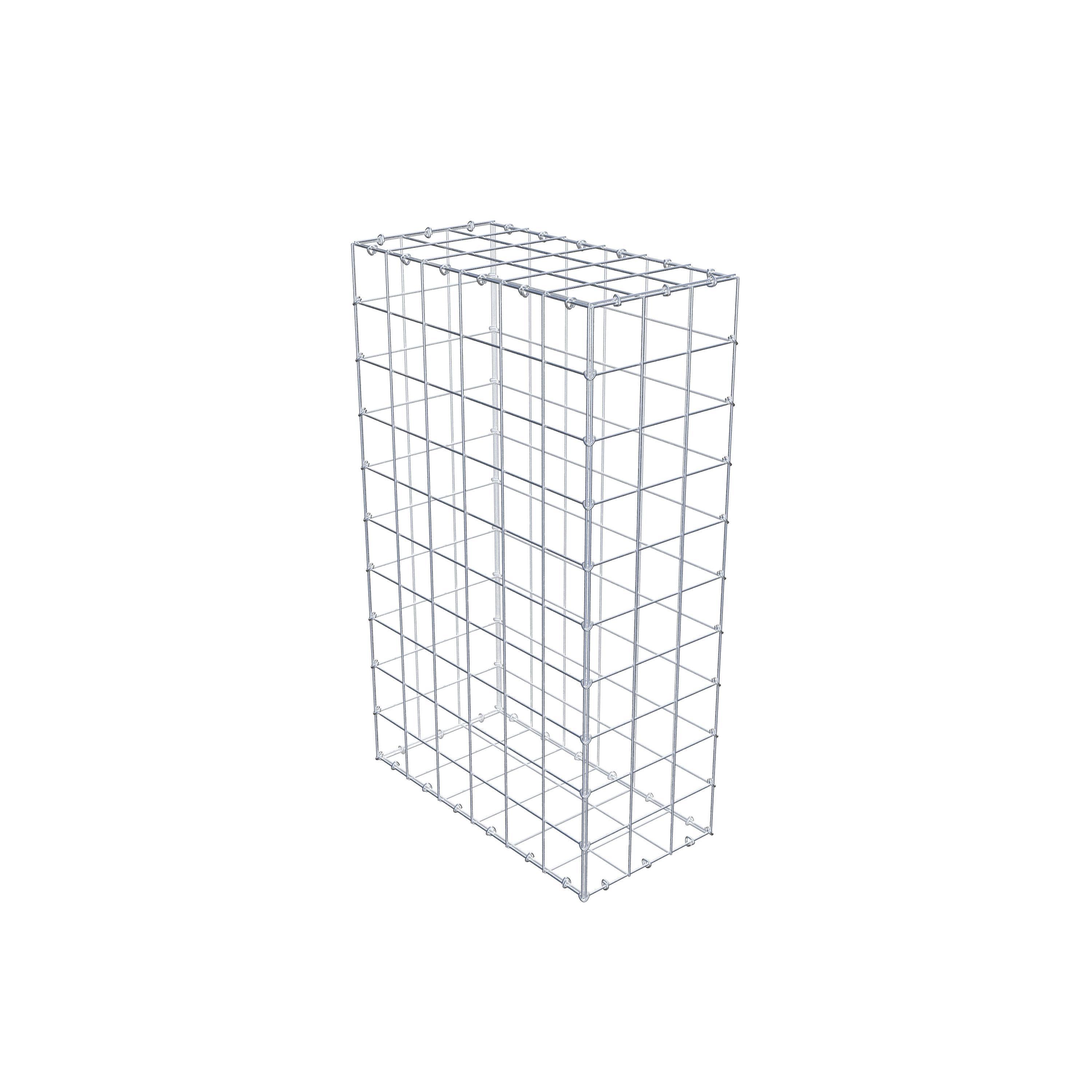 Schanskorf 100 cm x 60 cm x 30 cm (L x H x D), maaswijdte 10 cm x 10 cm, C-ring