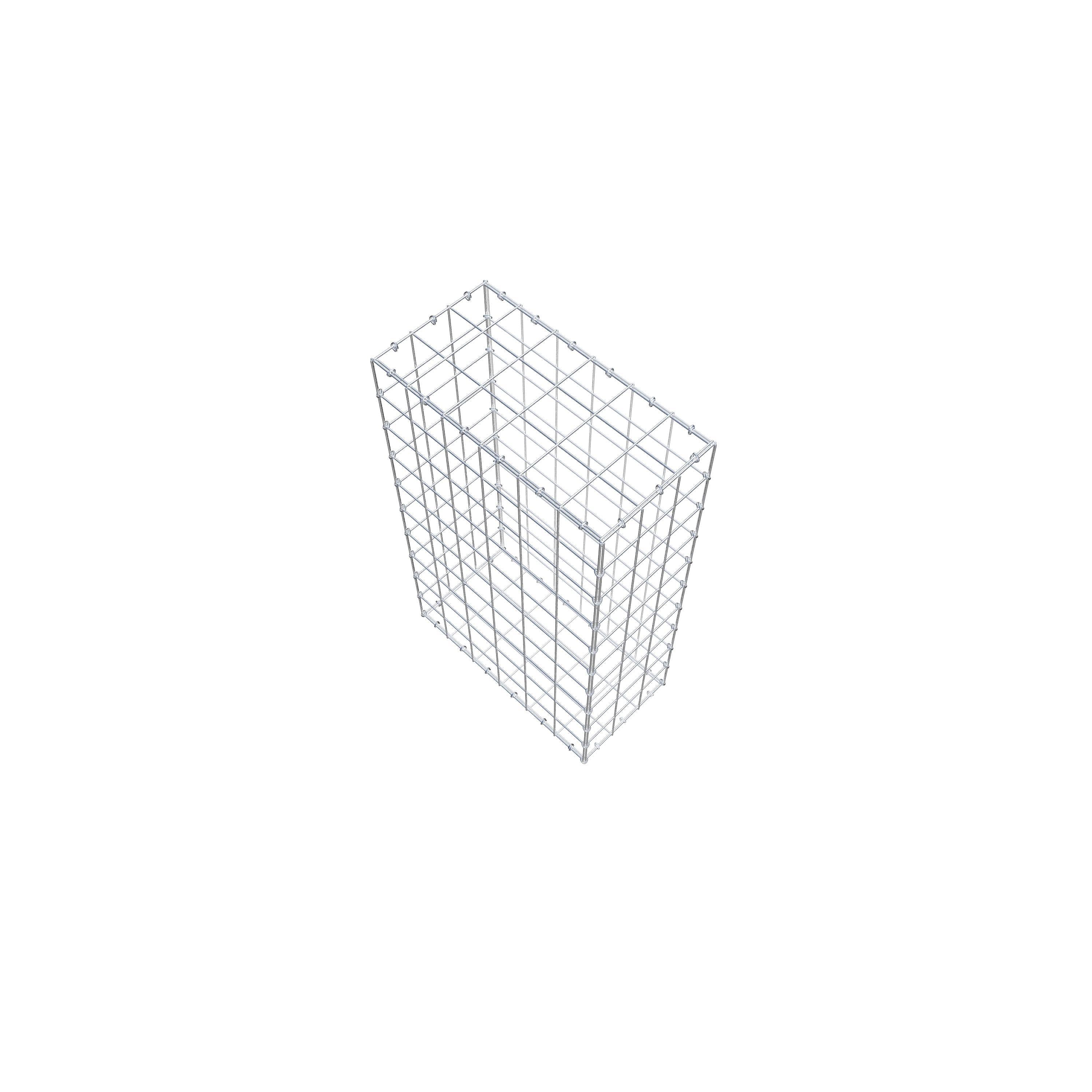 Schanskorf 100 cm x 60 cm x 30 cm (L x H x D), maaswijdte 10 cm x 10 cm, C-ring