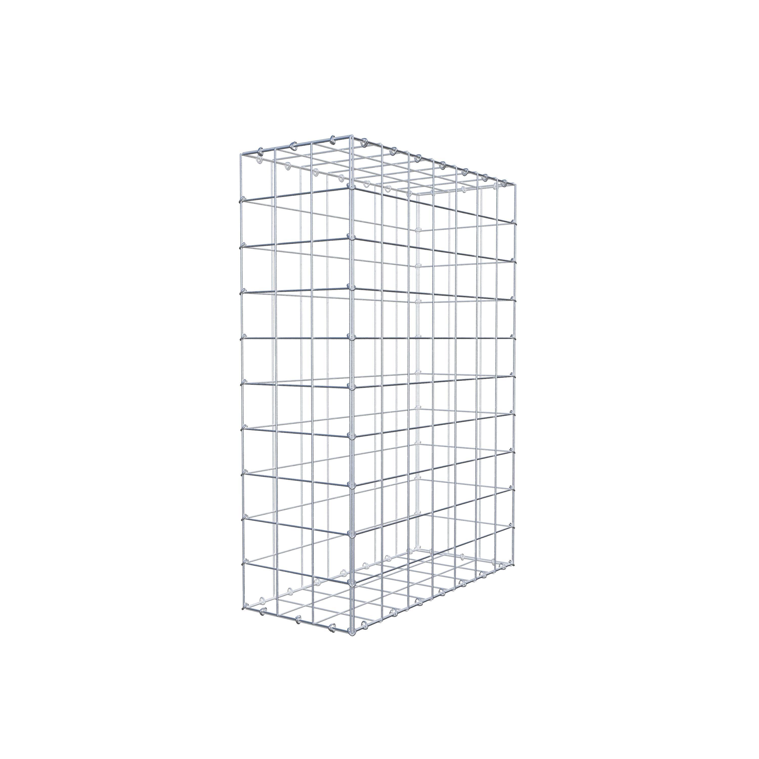 Gabion 100 cm x 70 cm x 30 cm (L x H x D), maskestørrelse 10 cm x 10 cm, C-ring