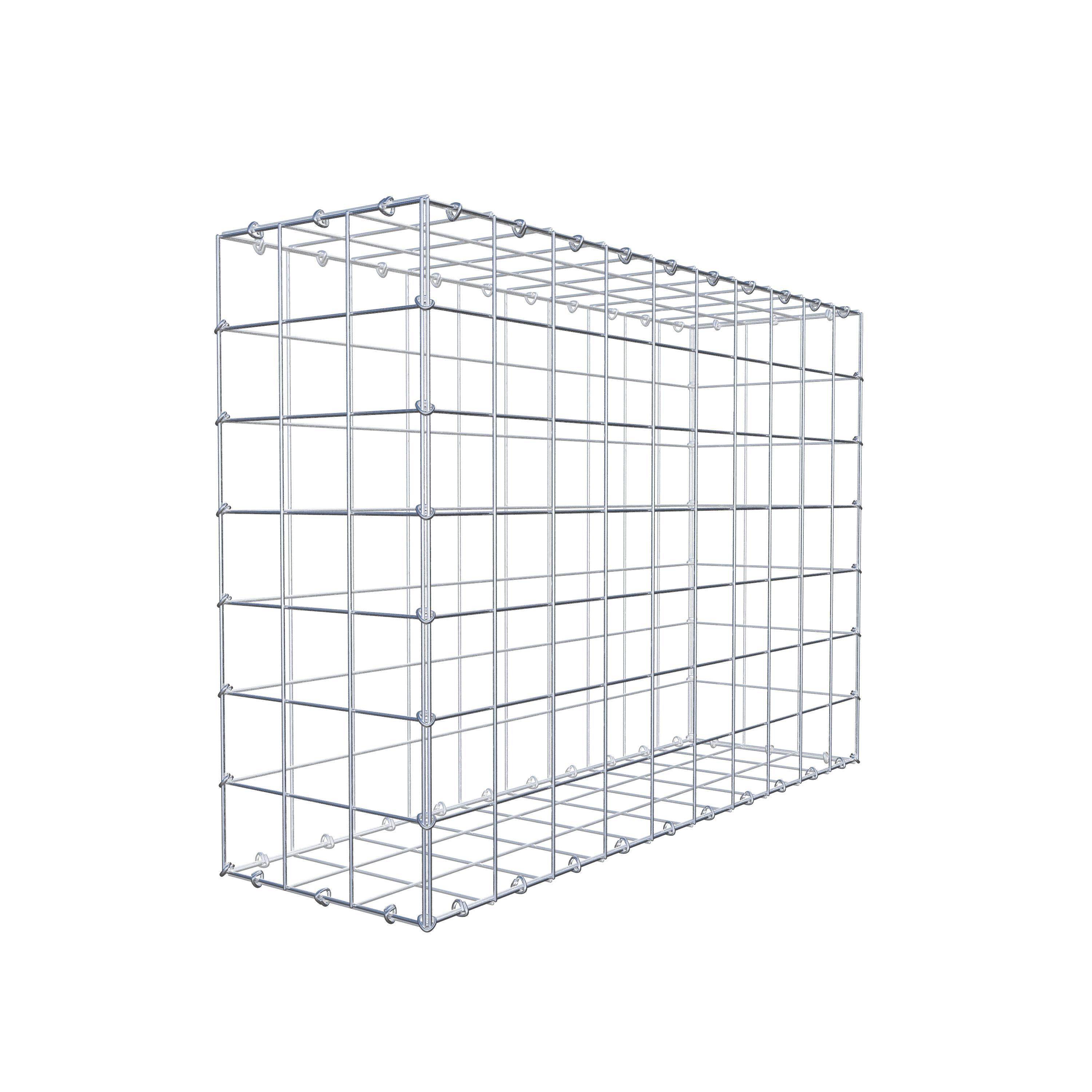 Gabion 100 cm x 70 cm x 30 cm (L x H x D), maskestørrelse 10 cm x 10 cm, C-ring