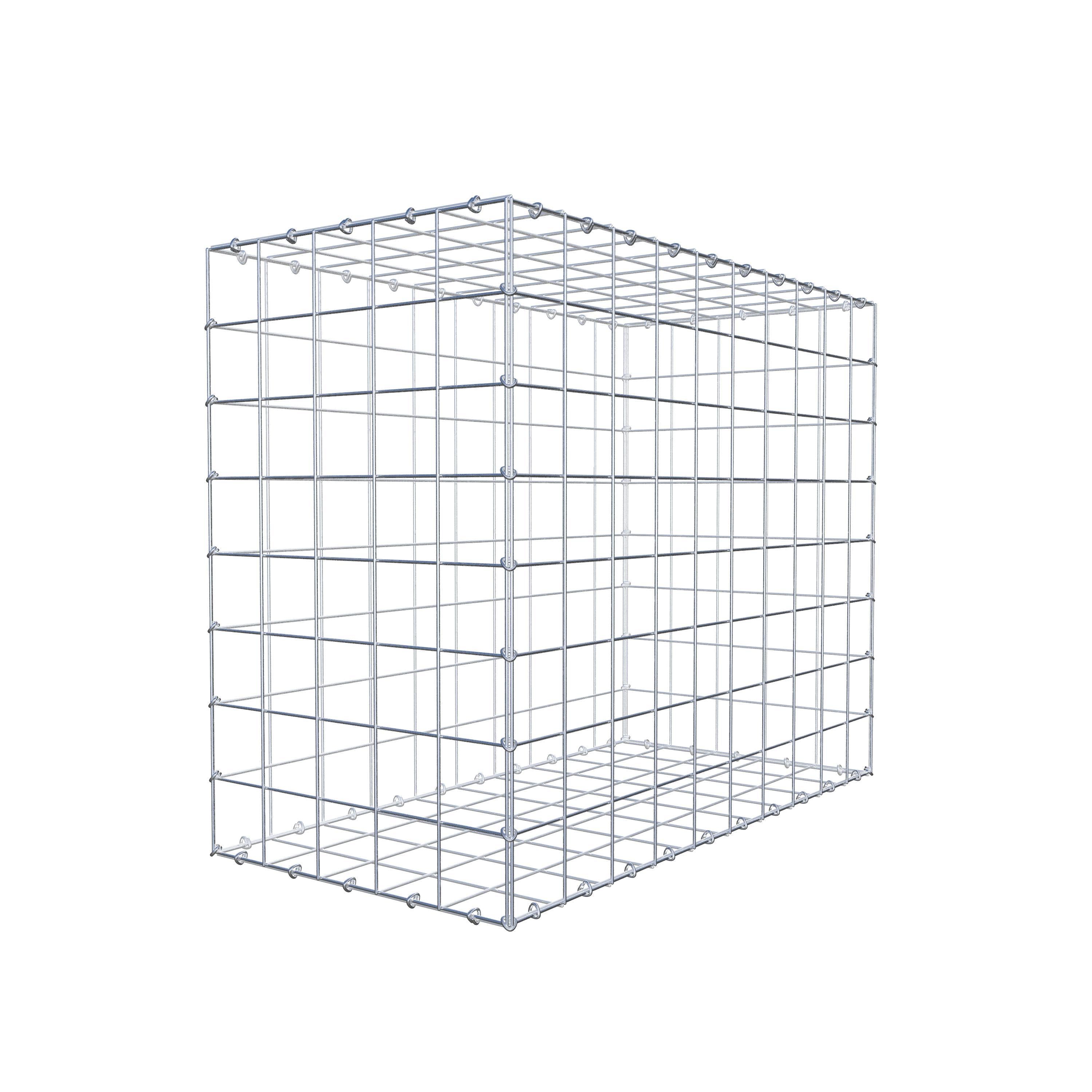 Schanskorf 100 cm x 80 cm x 50 cm (L x H x D), maaswijdte 10 cm x 10 cm, C-ring