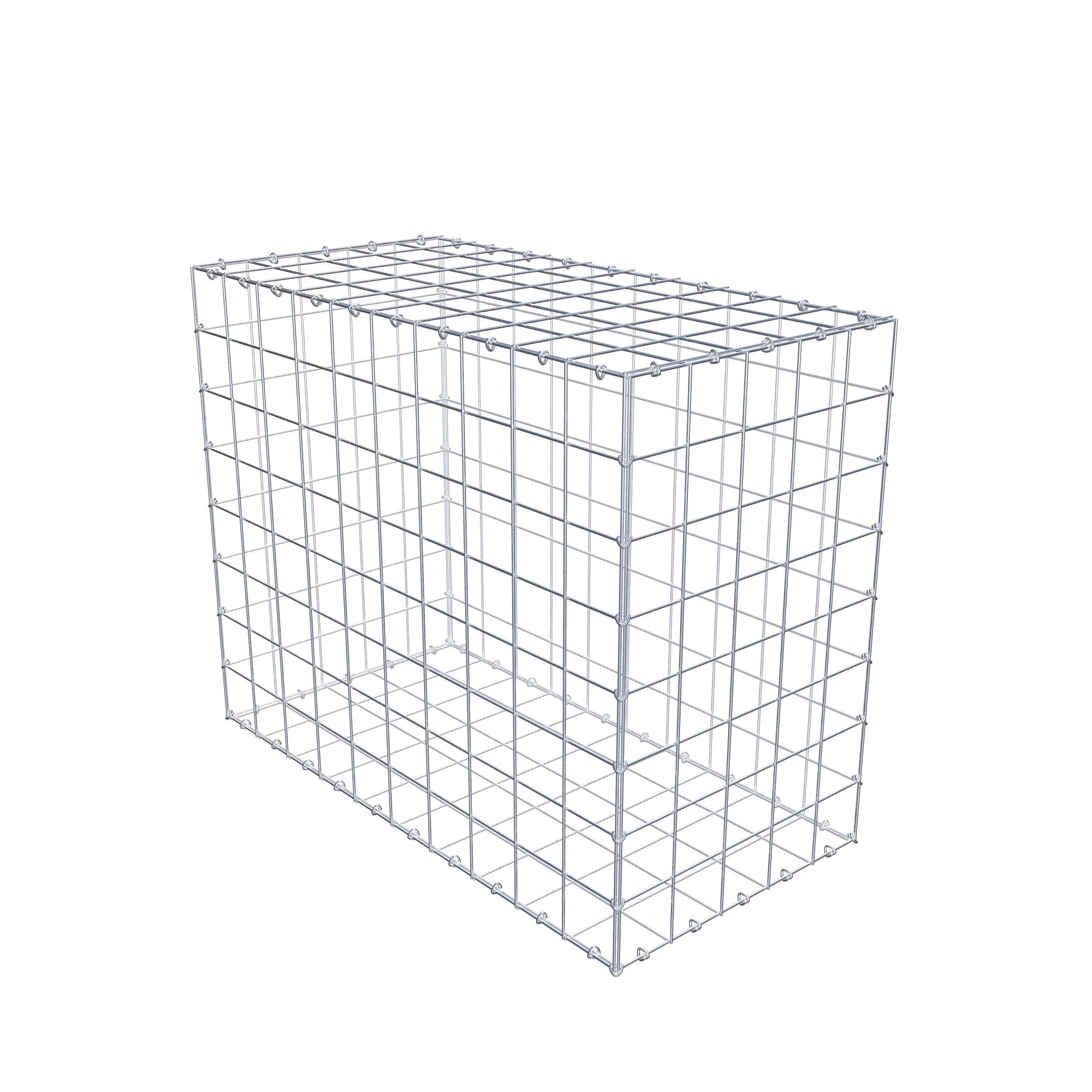 Schanskorf 100 cm x 80 cm x 50 cm (L x H x D), maaswijdte 10 cm x 10 cm, C-ring