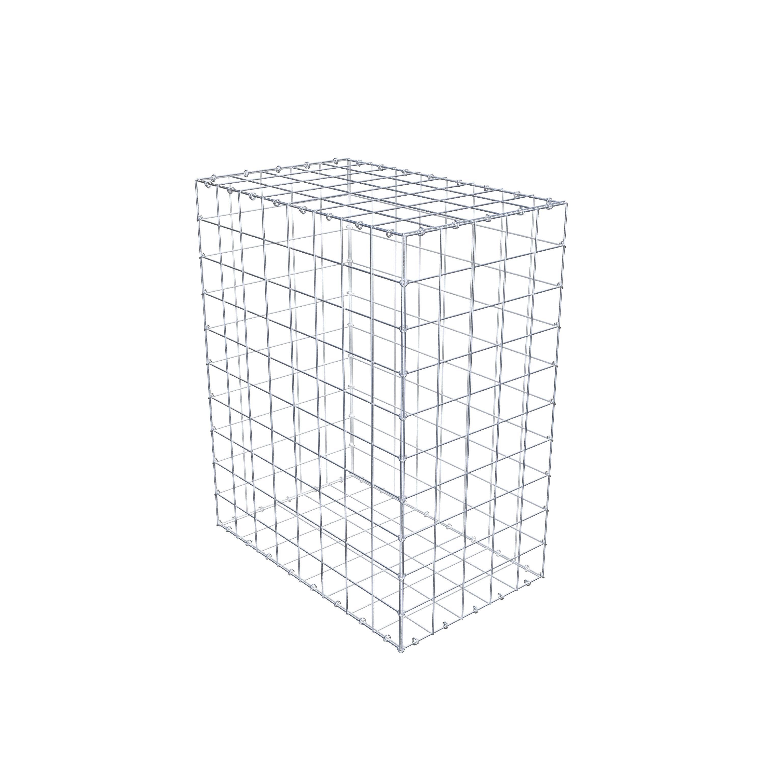 Schanskorf 100 cm x 80 cm x 50 cm (L x H x D), maaswijdte 10 cm x 10 cm, C-ring