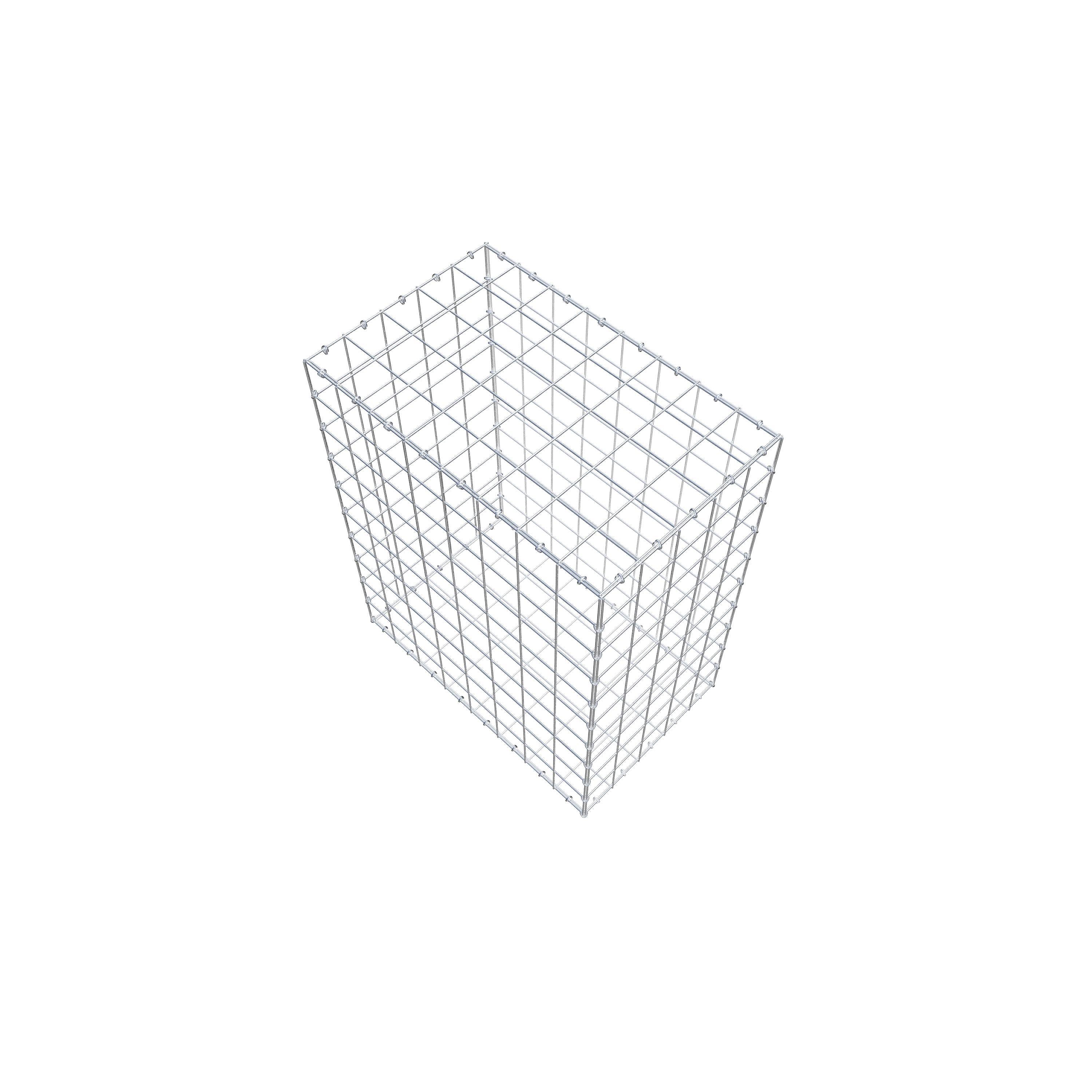 Schanskorf 100 cm x 80 cm x 50 cm (L x H x D), maaswijdte 10 cm x 10 cm, C-ring