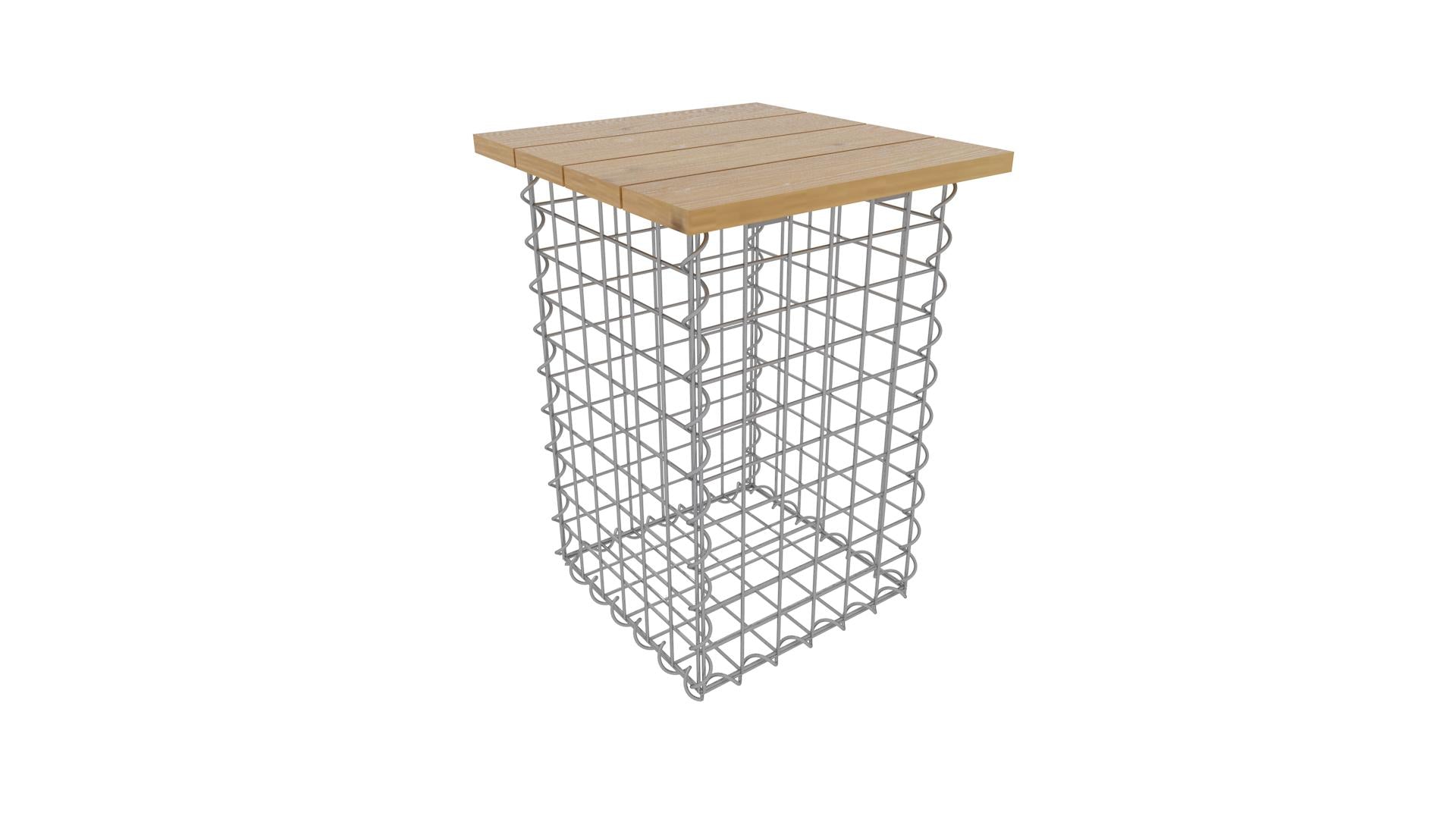 Taburete espiral MW 5 x 5 TEAK