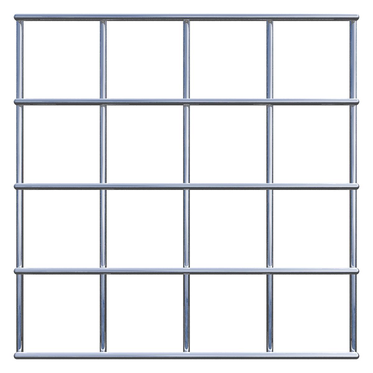 Dekogitter / Rankgitter (inkl. Montagematerial) Maschenweite 5 x 5 cm