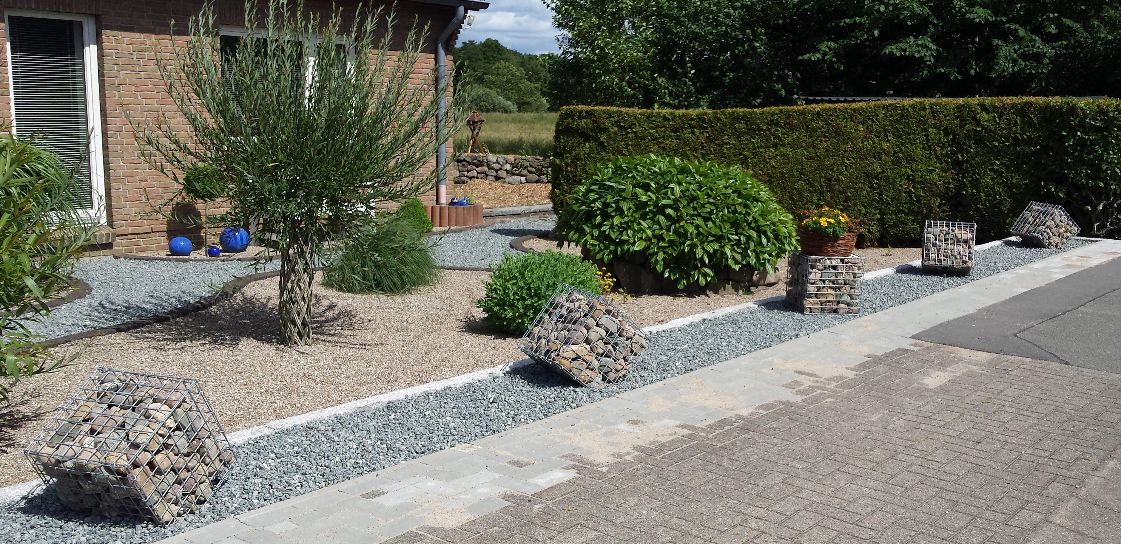 Gabion 40 cm x 40 cm x 40 cm (L x H x P), mailles 5 cm x 5 cm, anneau en C