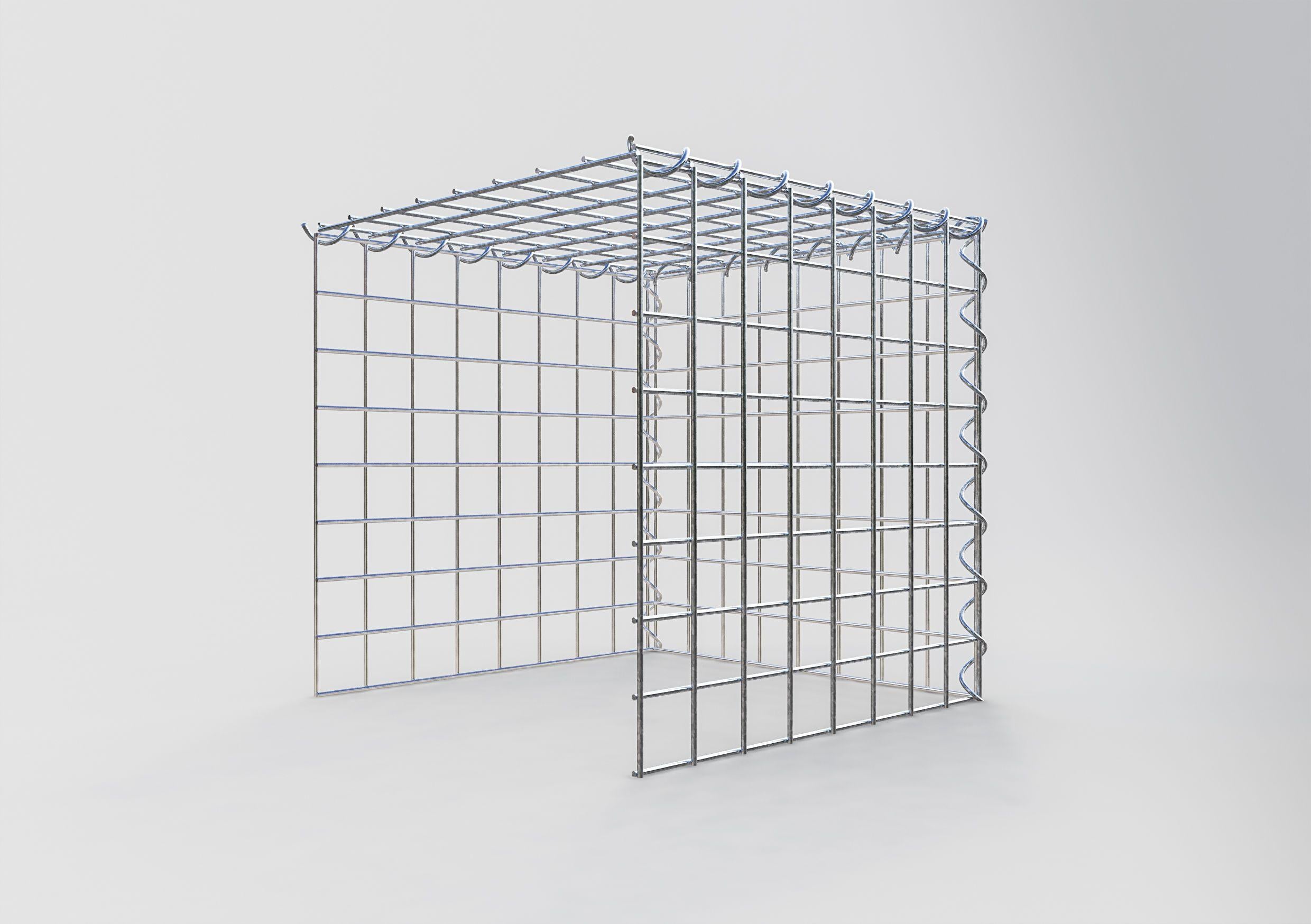 Extra gabion typ 4 40 cm x 40 cm x 40 cm (L x H x D), maskstorlek 5 cm x 5 cm, spiral