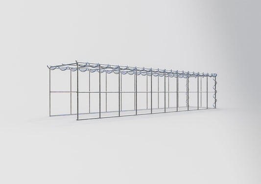 Påväxt gabion typ 4 100 cm x 20 cm x 20 cm (L x H x D), maskstorlek 10 cm x 10 cm, spiral