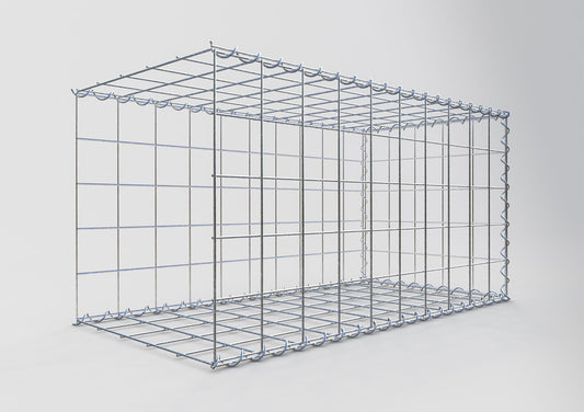 Gavión complementario tipo 2 100 cm x 50 cm x 50 cm (L x A x P), malla 10 cm x 10 cm, espiral