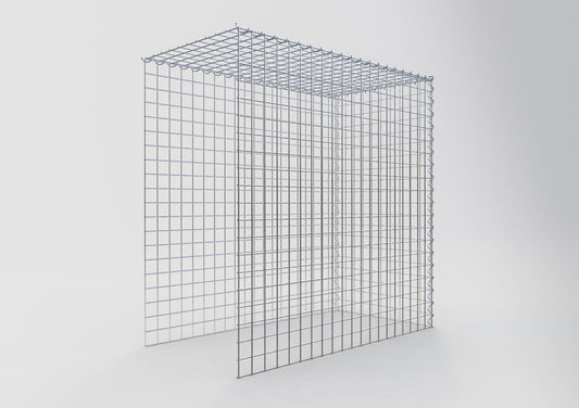 Extra gabion typ 4 100 cm x 100 cm x 50 cm (L x H x D), maskstorlek 5 cm x 5 cm, spiral