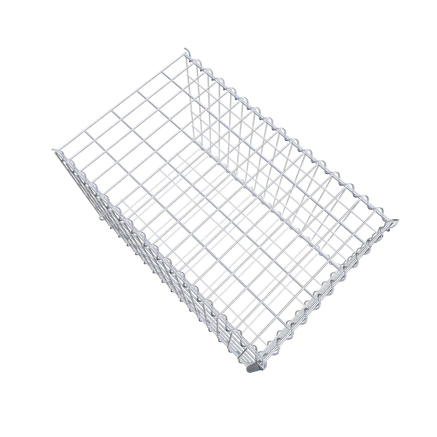 Gavión complementario tipo 2 80 cm x 50 cm x 50 cm (L x A x P), malla 5 cm x 10 cm, espiral