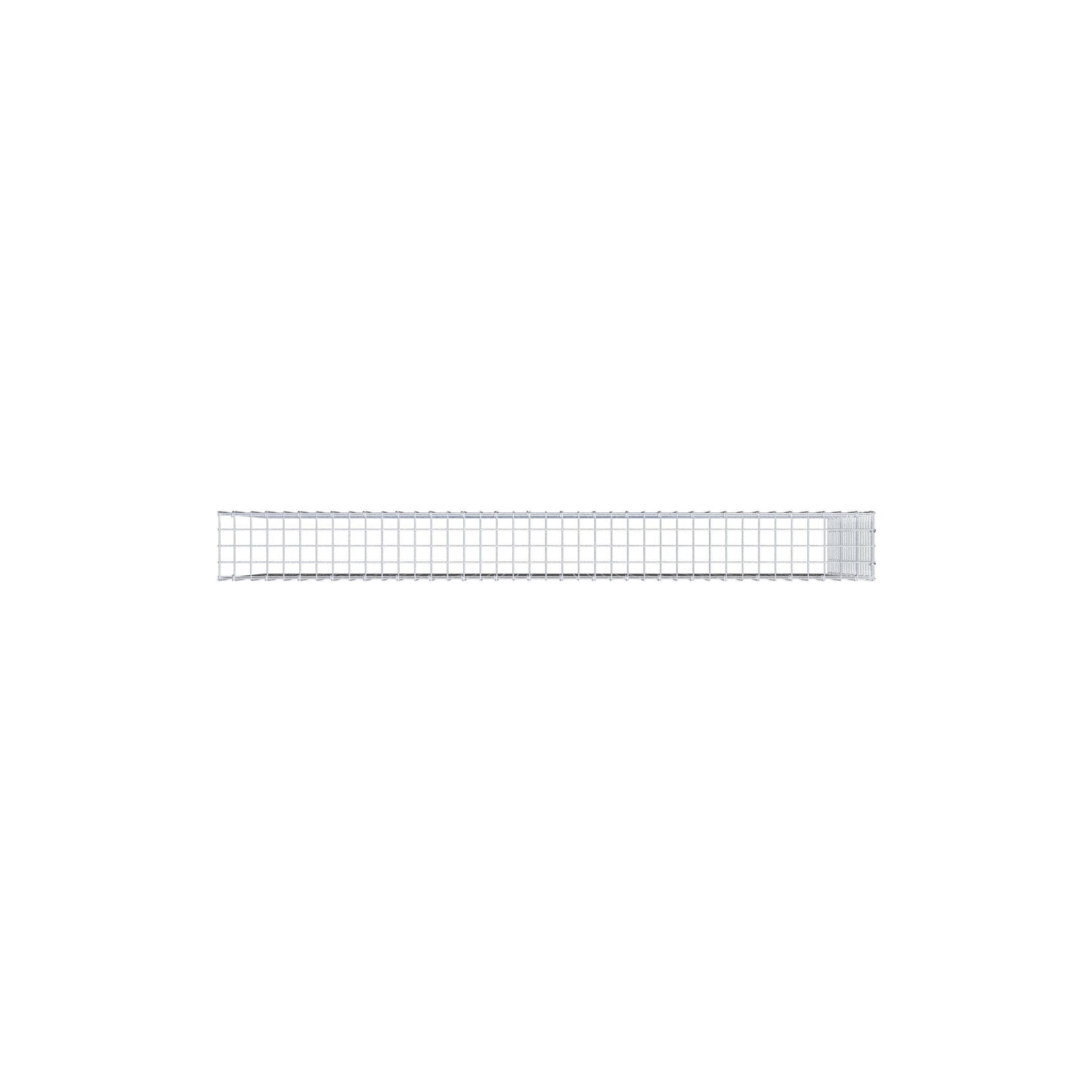 Fourche rapportée type 4 200 cm x 100 cm x 20 cm (L x H x P), mailles 5 cm x 5 cm, anneau C