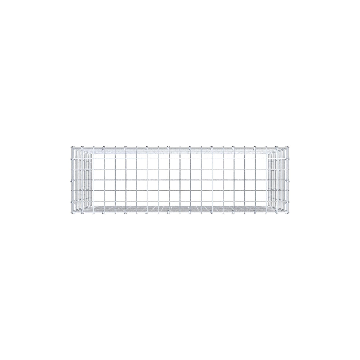 Anbaugabione Typ 3 100 cm x 70 cm x 30 cm (L x H x T), Maschenweite 5 cm x 5 cm, C-Ring