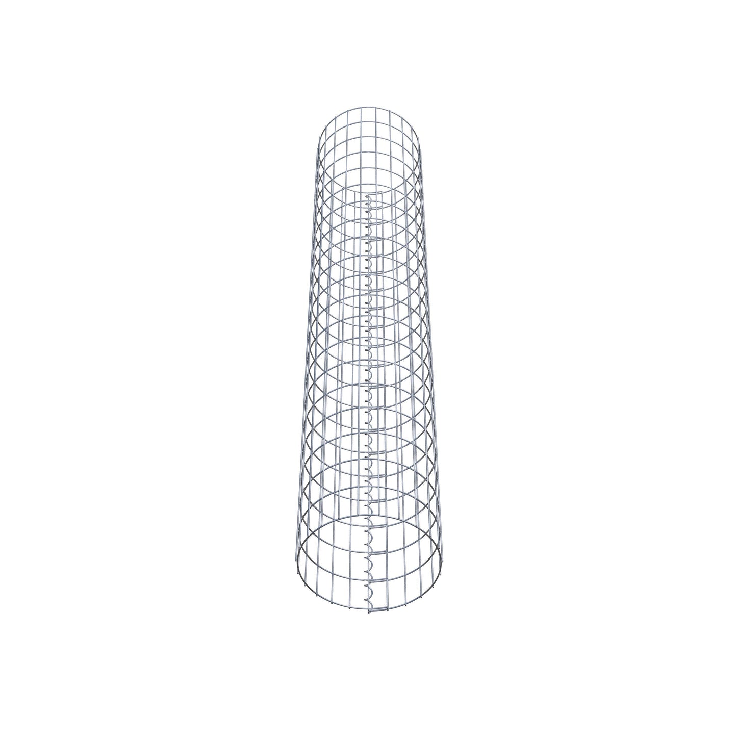 Gabionensäule rund 37 cm Durchmesser, 200 cm Höhe, Maschenweite 5 cm x 10 cm