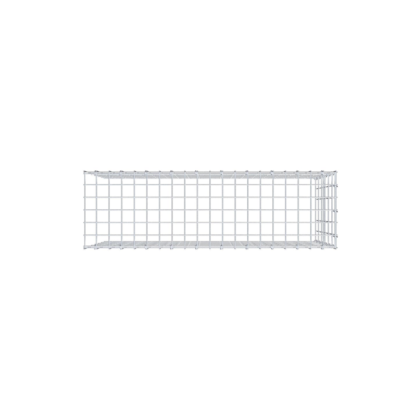 Anbaugabione Typ 4 100 cm x 60 cm x 30 cm (L x H x T), Maschenweite 5 cm x 10 cm, C-Ring