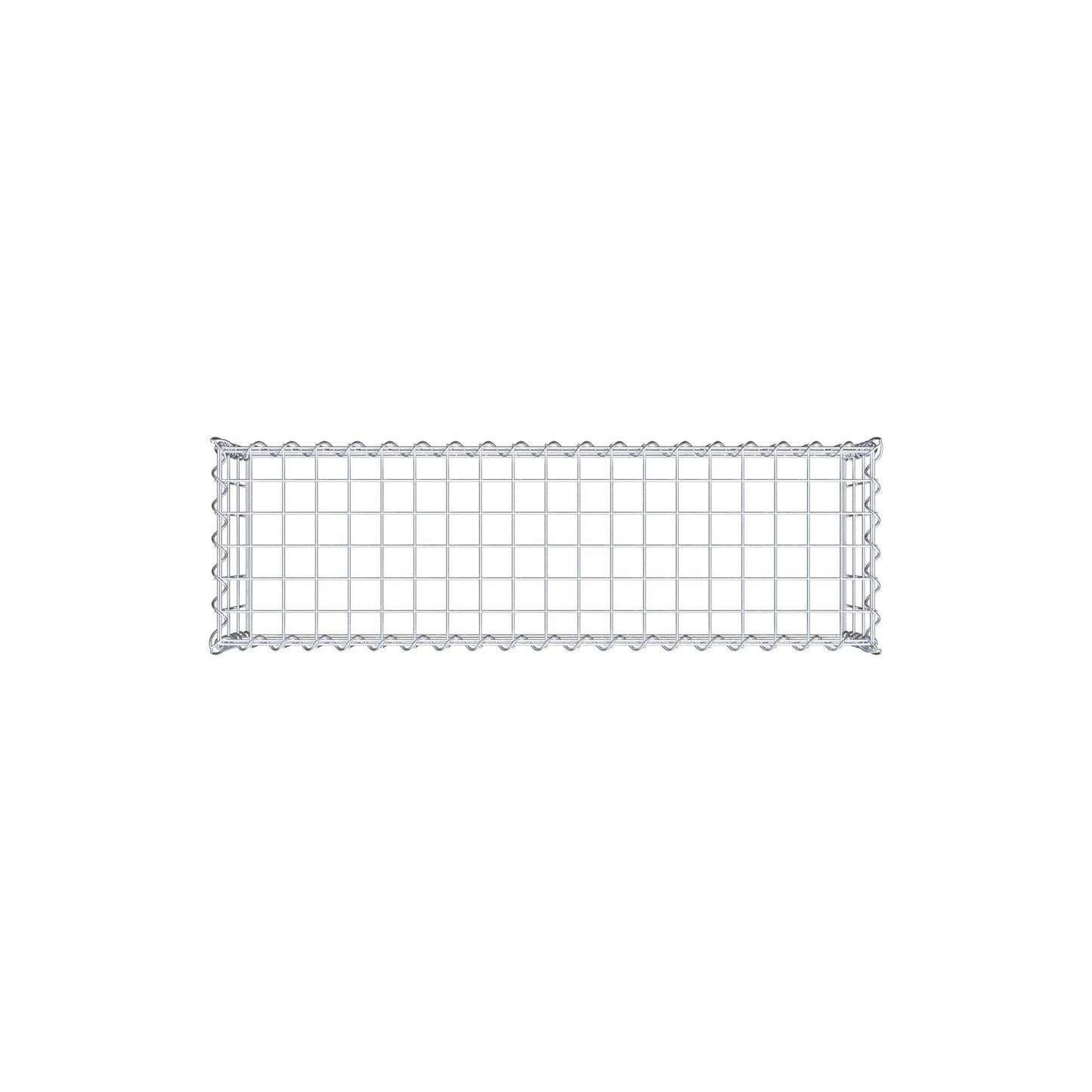 Påväxt gabion typ 3 100 cm x 30 cm x 30 cm (L x H x D), maskstorlek 5 cm x 10 cm, spiral