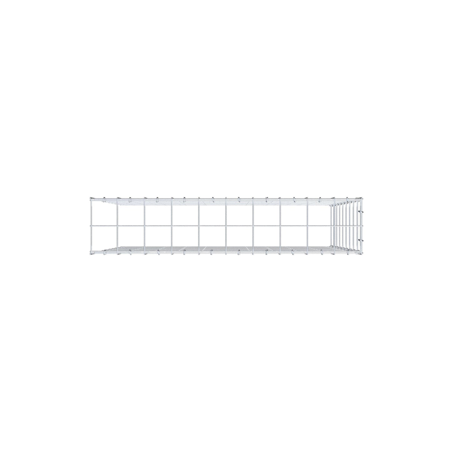 Fourche rapportée type 4 100 cm x 90 cm x 20 cm (L x H x P), mailles 10 cm x 10 cm, anneau C