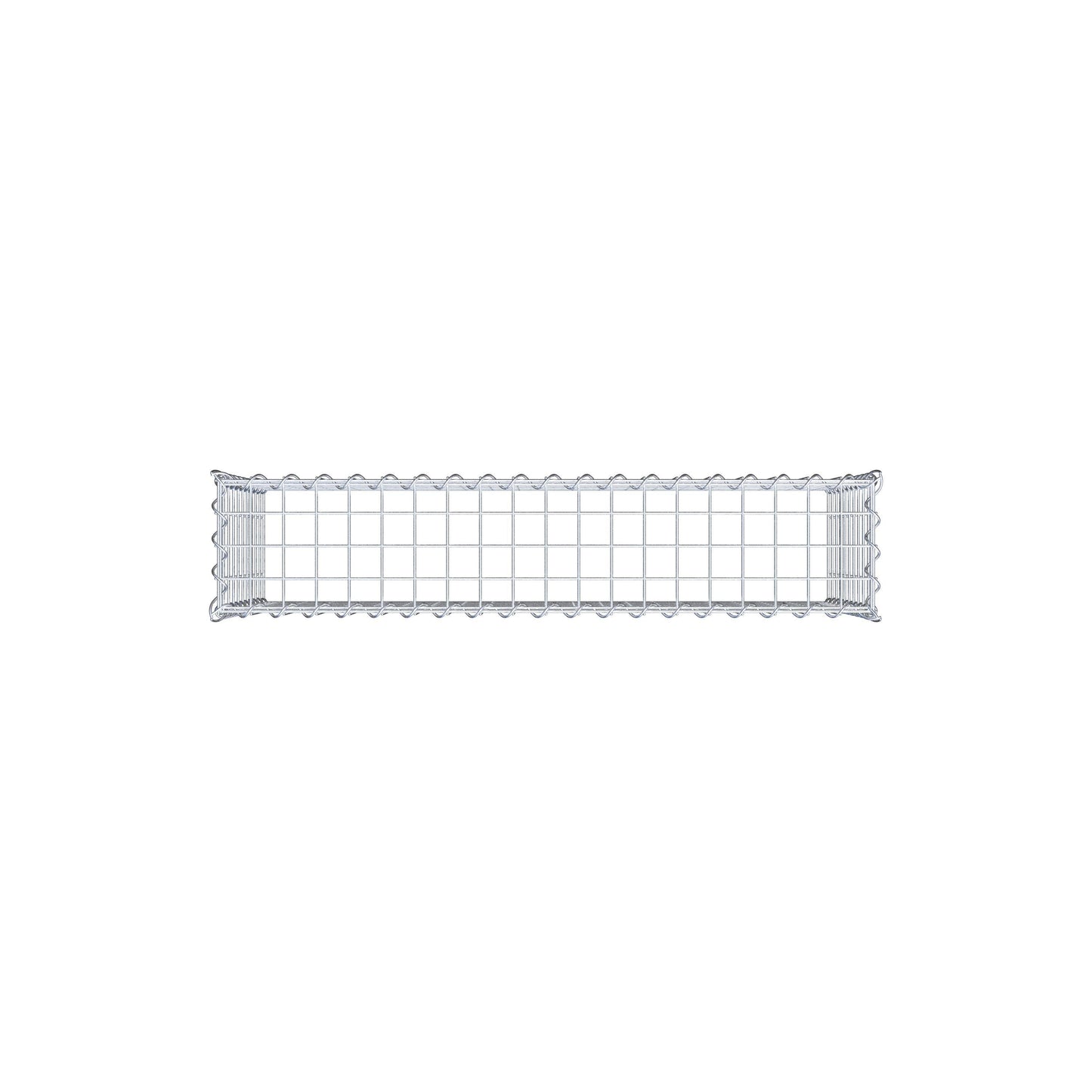 Anbaugabione Typ 3 100 cm x 50 cm x 20 cm (L x H x T), Maschenweite 5 cm x 5 cm, Spirale