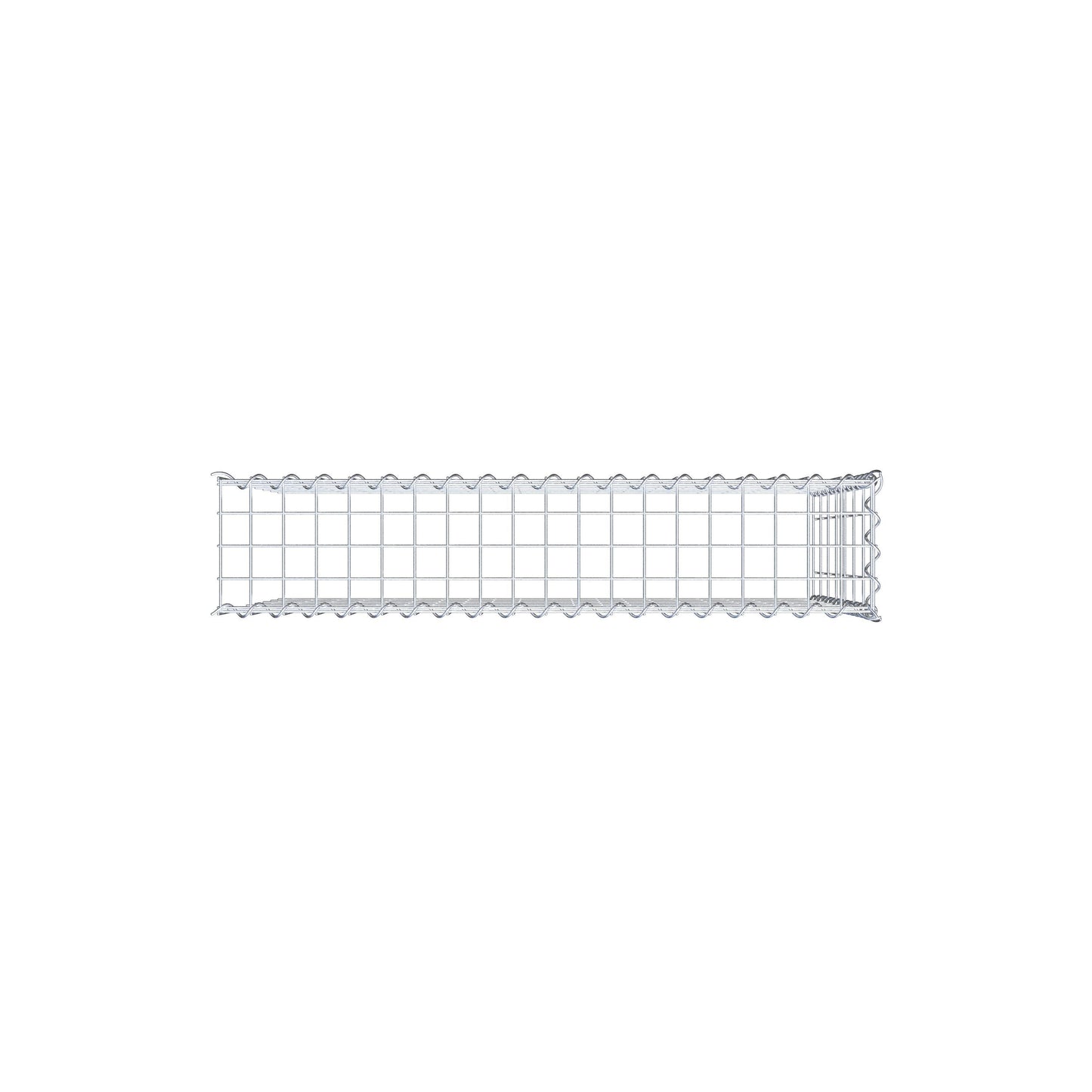 Anbaugabione Typ 4 100 cm x 70 cm x 20 cm (L x H x T), Maschenweite 5 cm x 10 cm, Spirale