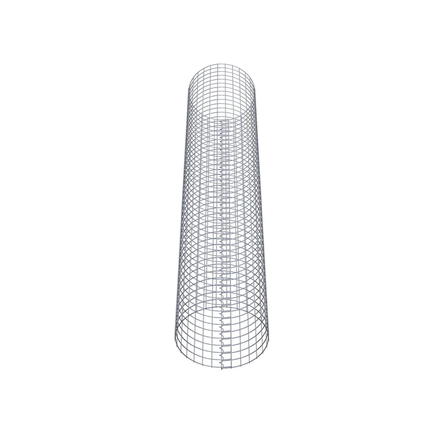 Gabionensäule rund 47 cm Durchmesser, 230 cm Höhe, Maschenweite 5 cm x 5 cm