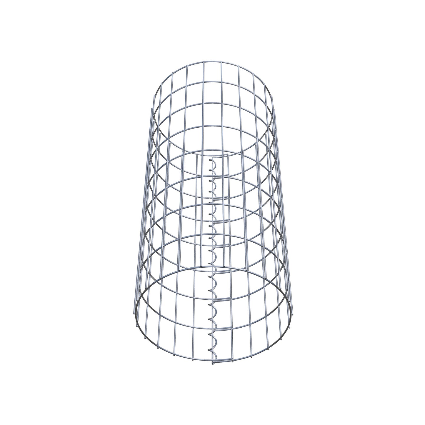 Gabionensäule rund 37 cm Durchmesser, 80 cm Höhe, Maschenweite 5 cm x 10 cm