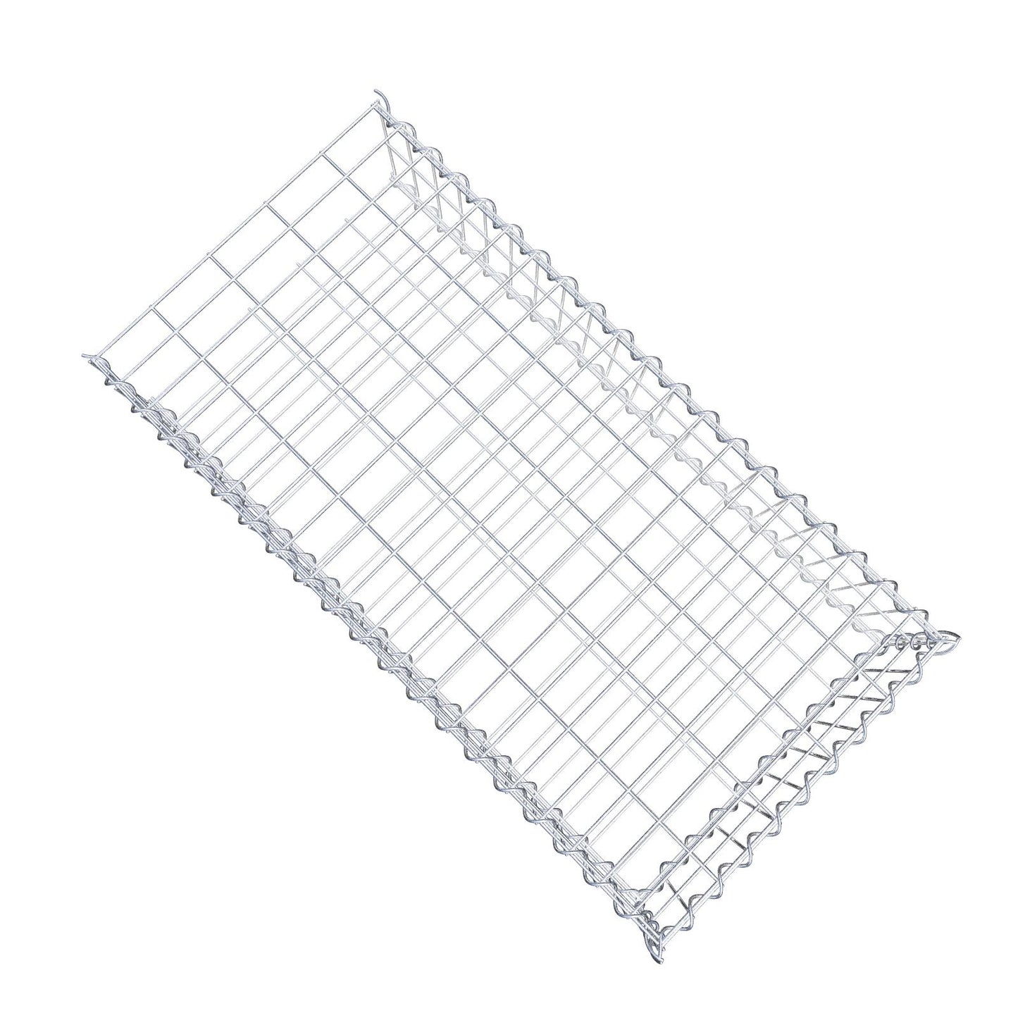 Grown-on gabion type 2 100 cm x 20 cm x 50 cm (L x H x D), mesh size 5 cm x 10 cm, spiral