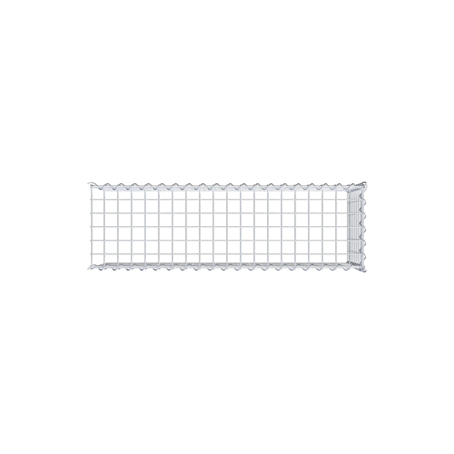 Påväxt gabion typ 4 100 cm x 40 cm x 30 cm (L x H x D), maskstorlek 5 cm x 5 cm, spiral