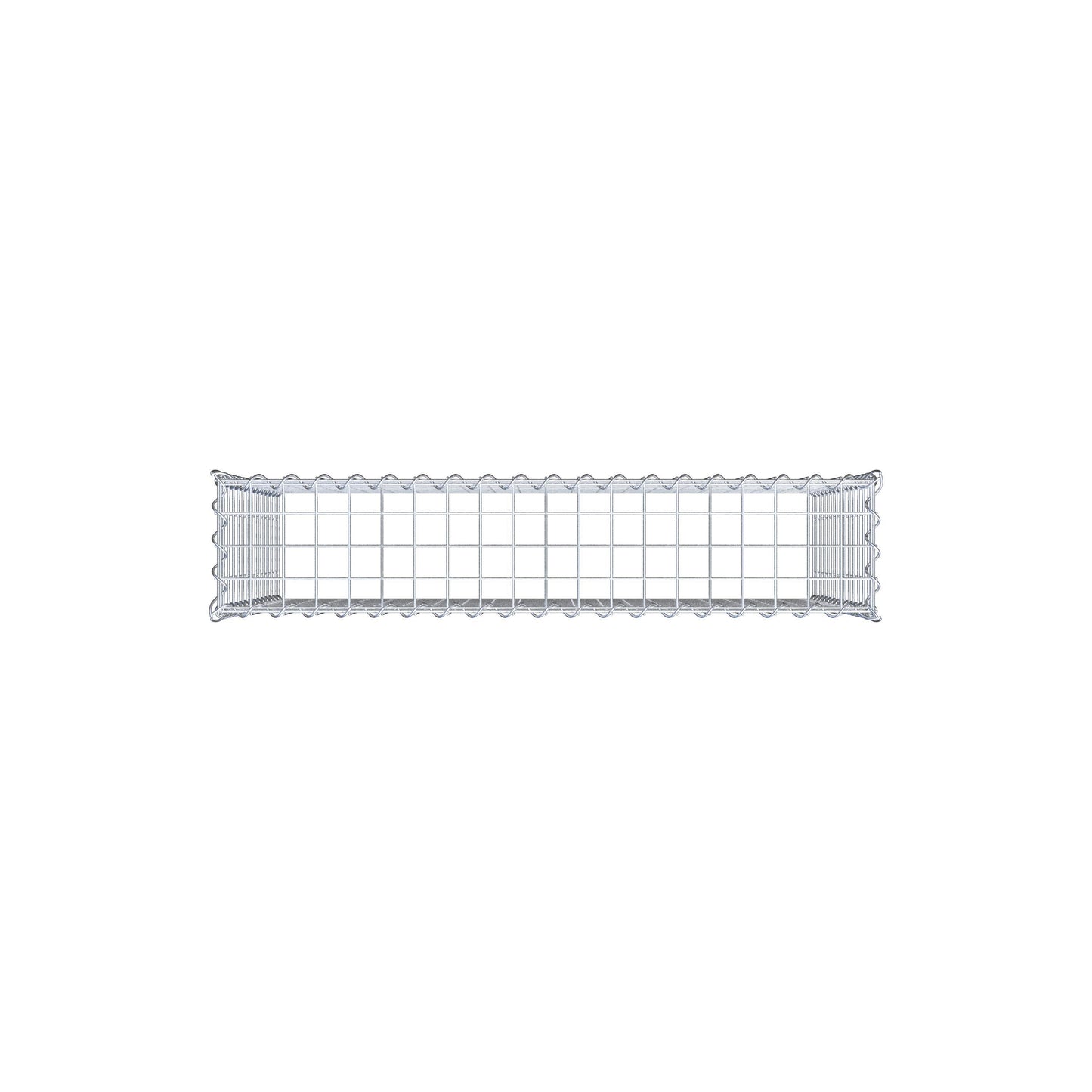 Opvokset gabion type 3 100 cm x 70 cm x 20 cm (L x H x D), maskestørrelse 5 cm x 5 cm, spiral