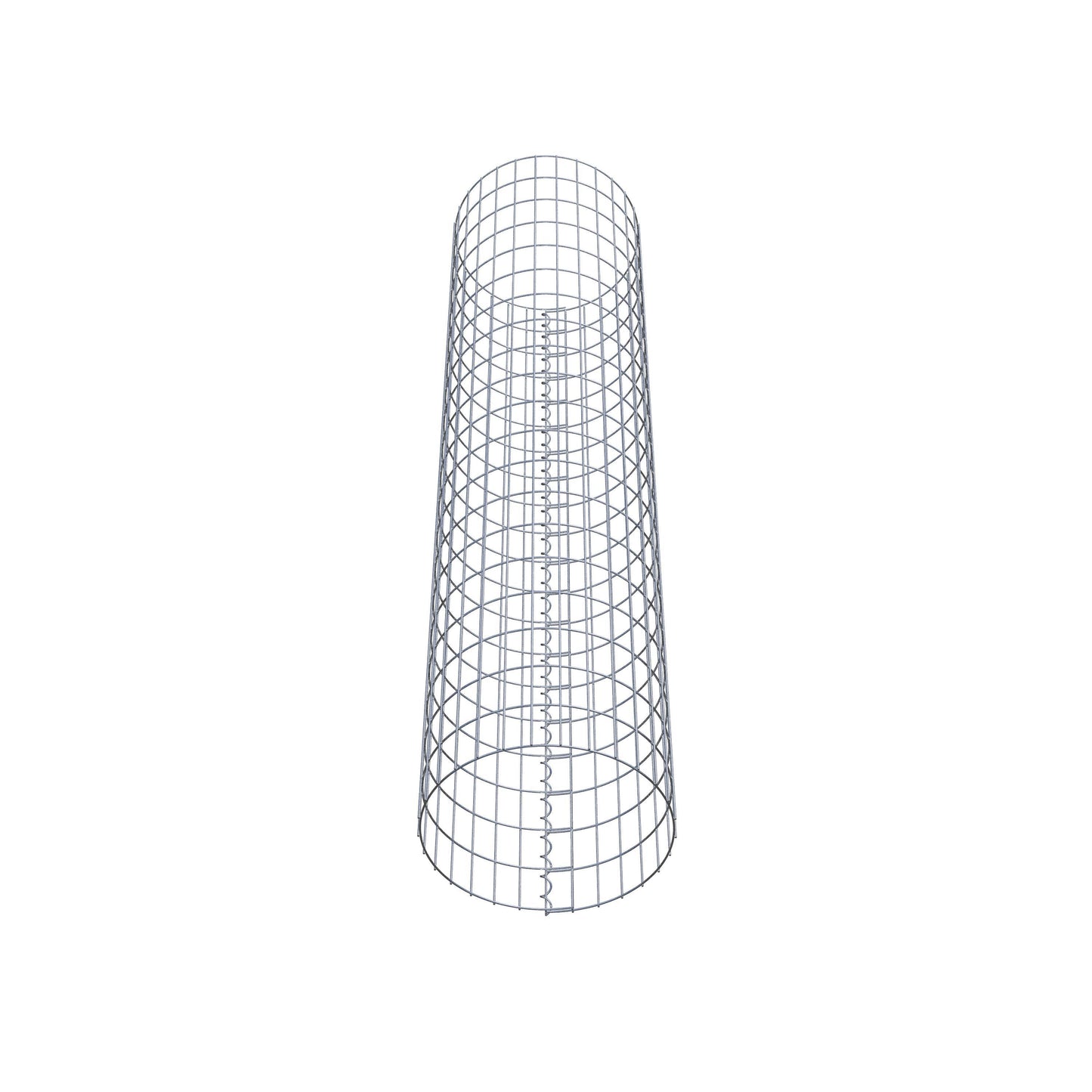 Gabionensäule rund 47 cm Durchmesser, 200 cm Höhe, Maschenweite 5 cm x 10 cm