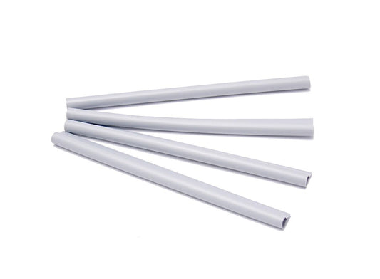 2x fastening clips for privacy strips gray MW 5 x 20 cm