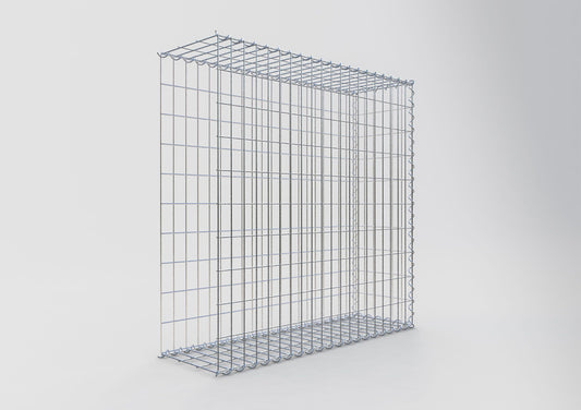 Gabião tipo 2 100 cm x 100 cm x 30 cm (C x A x P), malhagem 5 cm x 10 cm, espiral