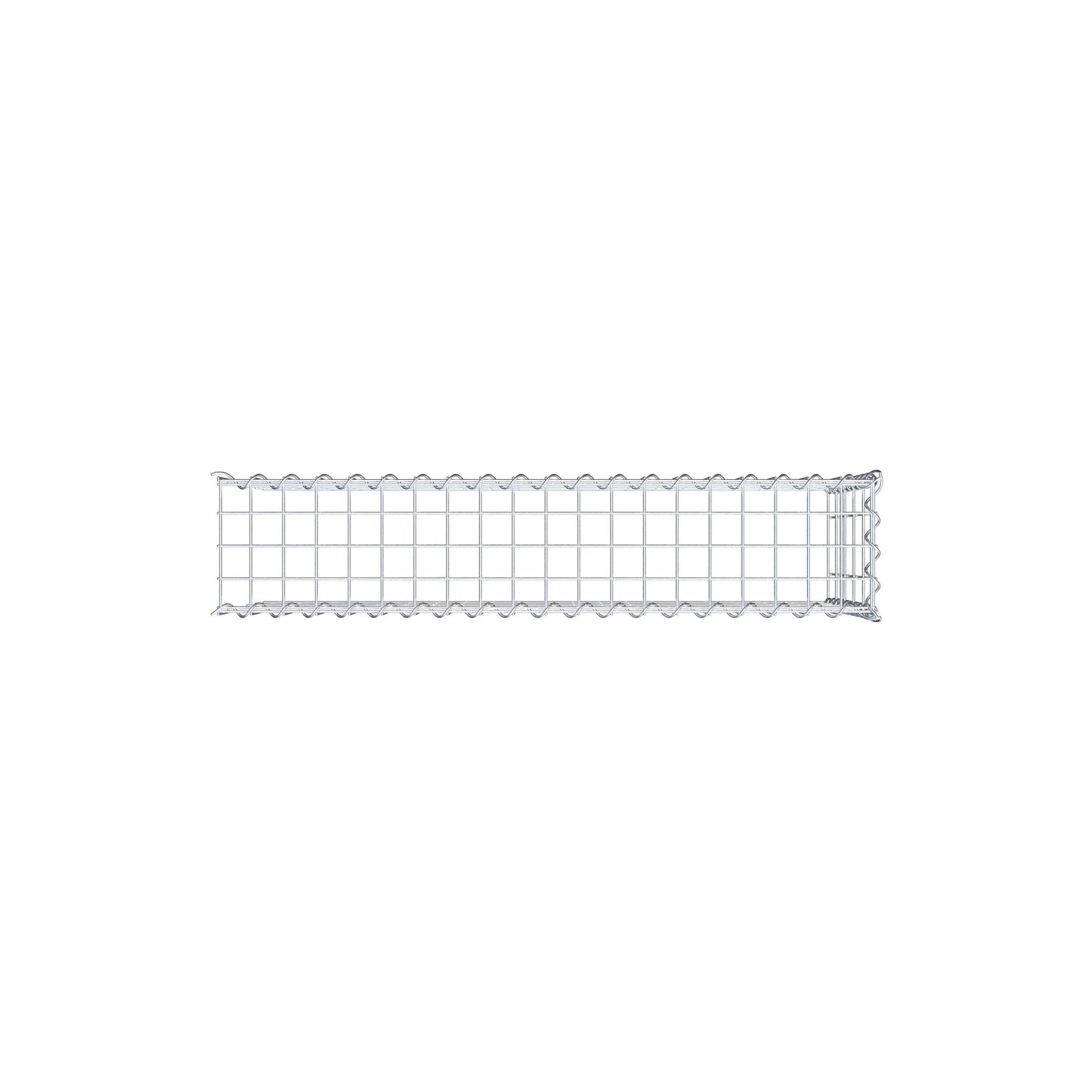 Anbaugabione Typ 4 100 cm x 50 cm x 20 cm (L x H x T), Maschenweite 5 cm x 10 cm, Spirale