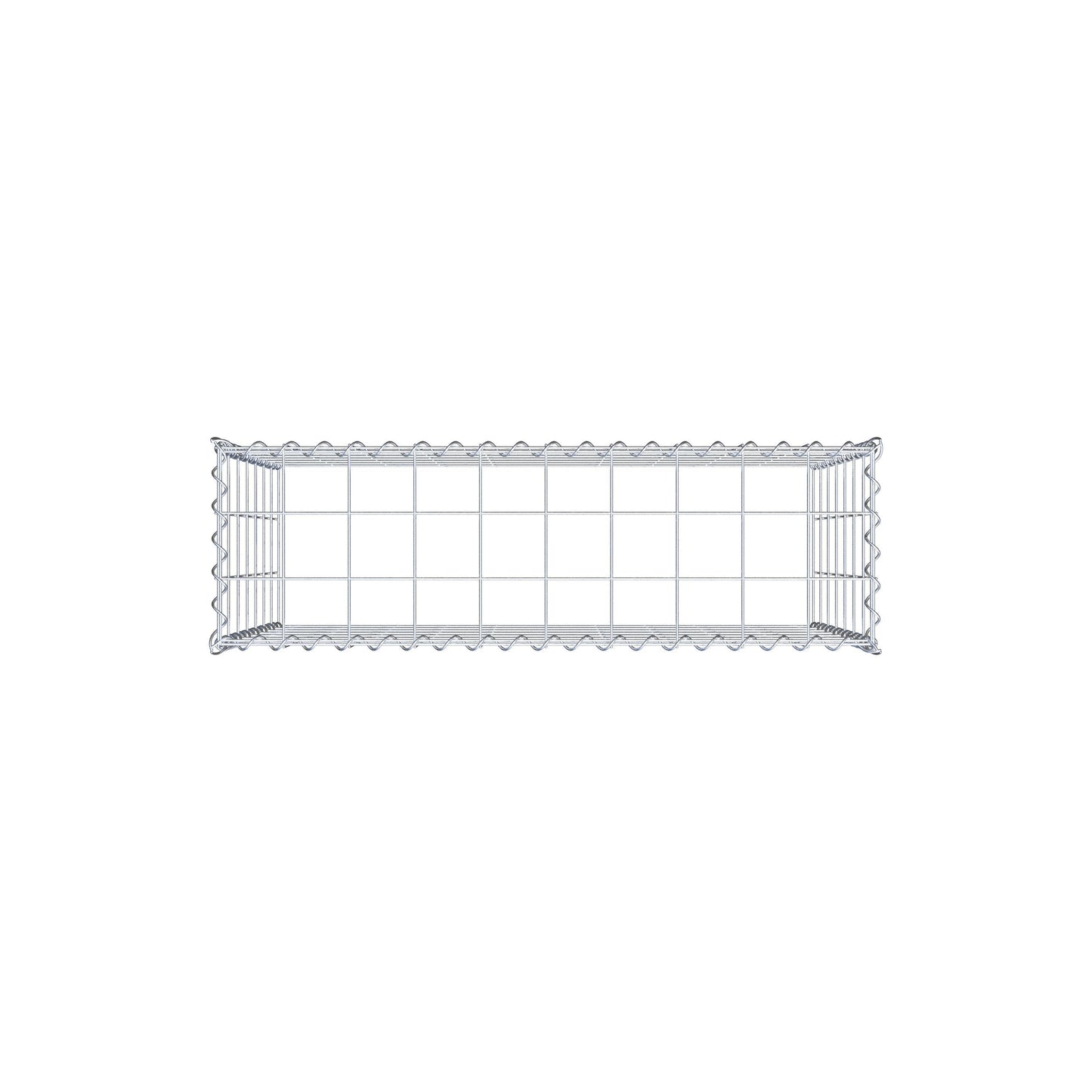 Anbaugabione Typ 3 100 cm x 70 cm x 30 cm (L x H x T), Maschenweite 10 cm x 10 cm, Spirale