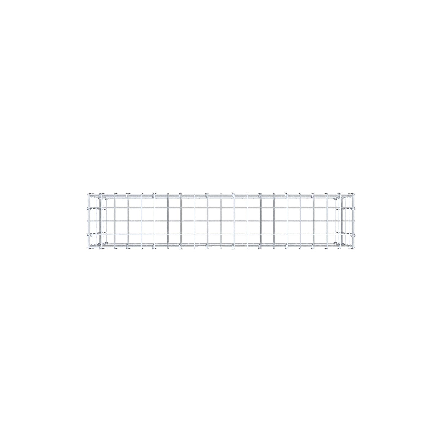 Gabbione aggiuntivo di tipo 3 100 cm x 50 cm x 20 cm (L x H x P), maglia 5 cm x 10 cm, anello a C