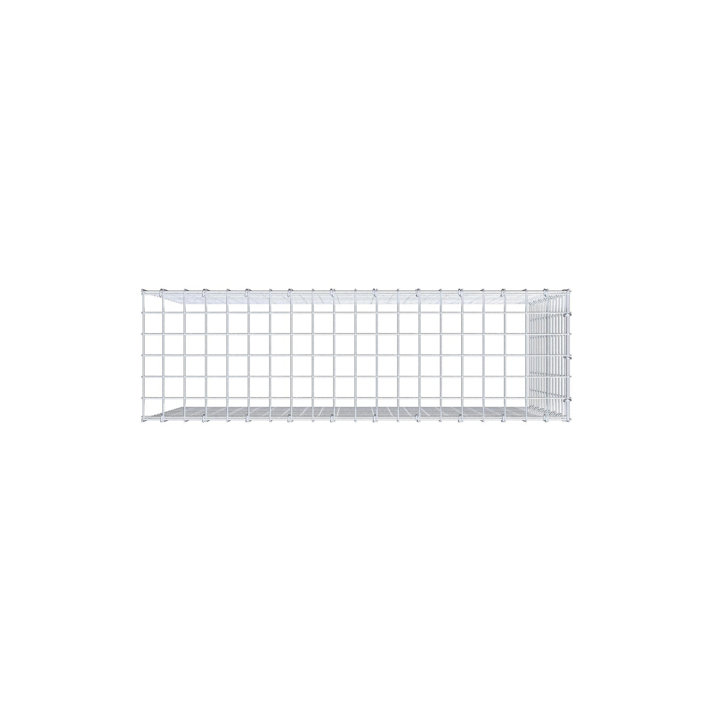 Fourche rapportée type 4 100 cm x 70 cm x 30 cm (L x H x P), mailles 5 cm x 5 cm, anneau C