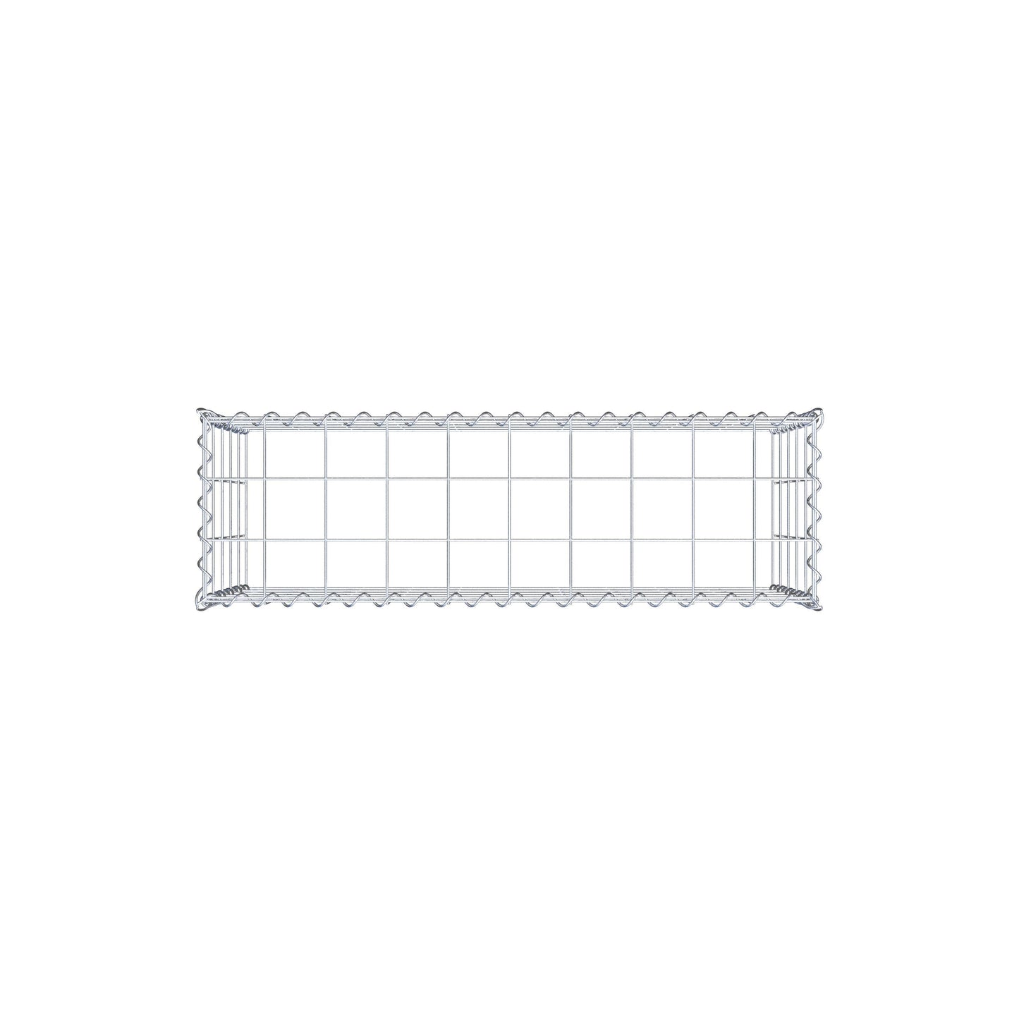 Gabbione aggiuntivo tipo 3 100 cm x 50 cm x 30 cm (L x A x P), maglia 10 cm x 10 cm, spirale
