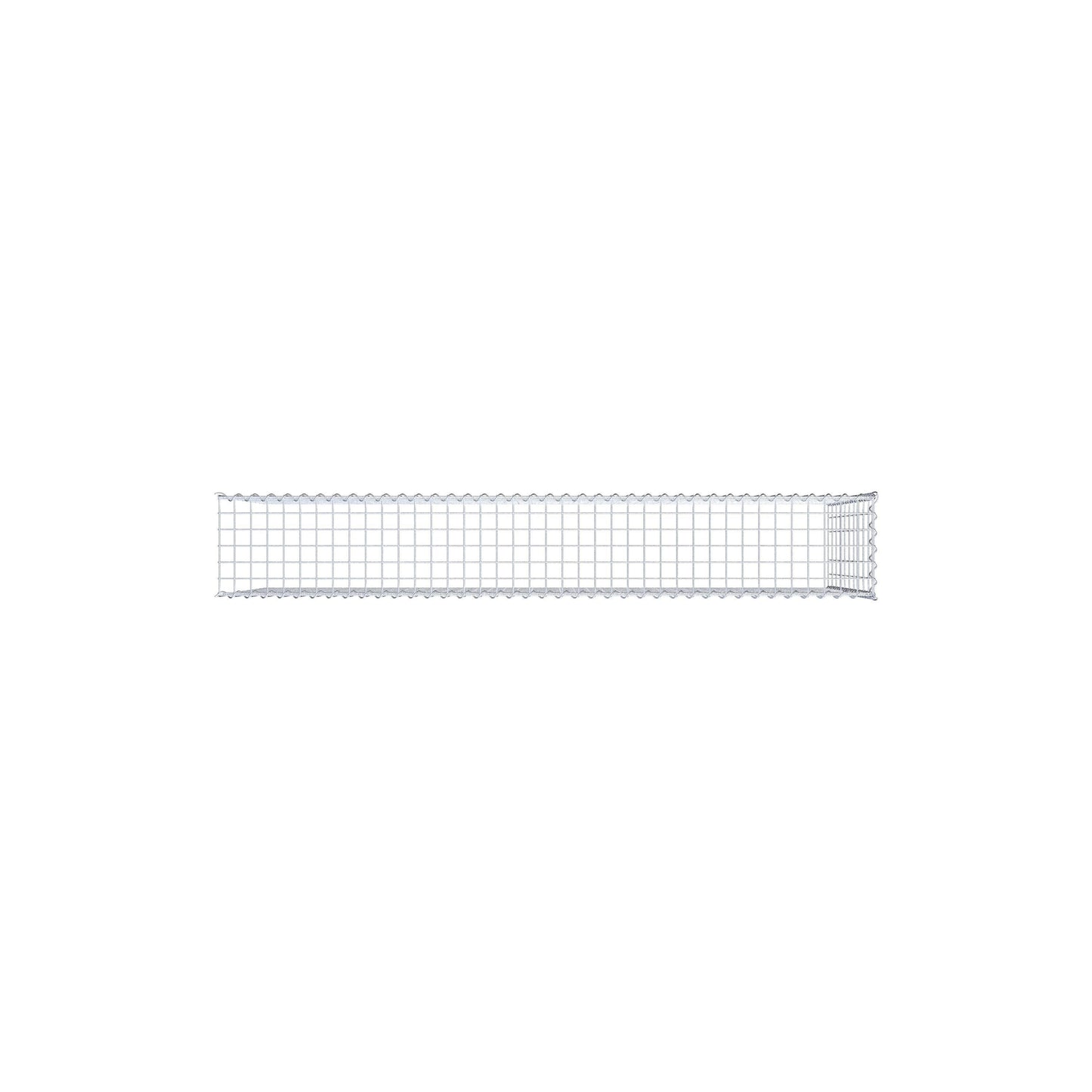 Anbaugabione Typ 4 200 cm x 100 cm x 30 cm (L x H x T), Maschenweite 5 cm x 10 cm, Spirale